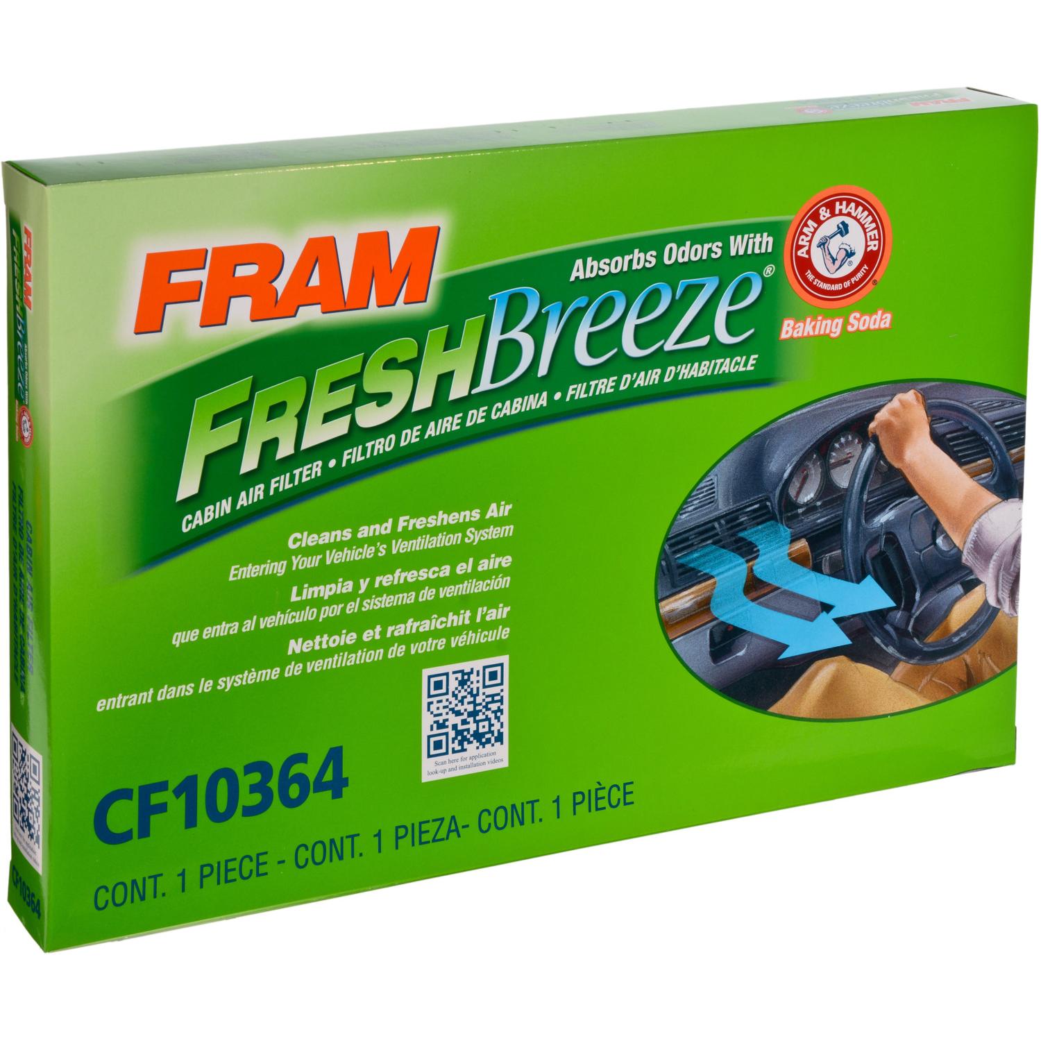Fram CF10364 - Cabin Air Filter Fram CF10364 Cabin Air Filter product image 2 of 7