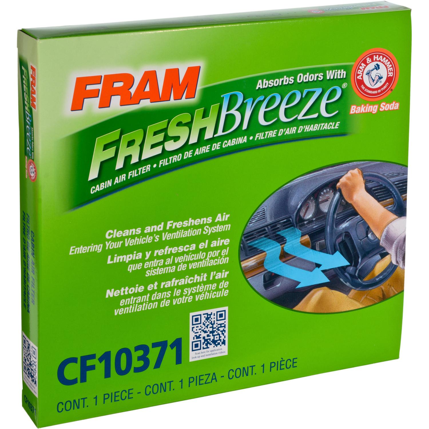 Fram CF10371 - Cabin Air Filter Fram CF10371 Cabin Air Filter product image 2 of 7