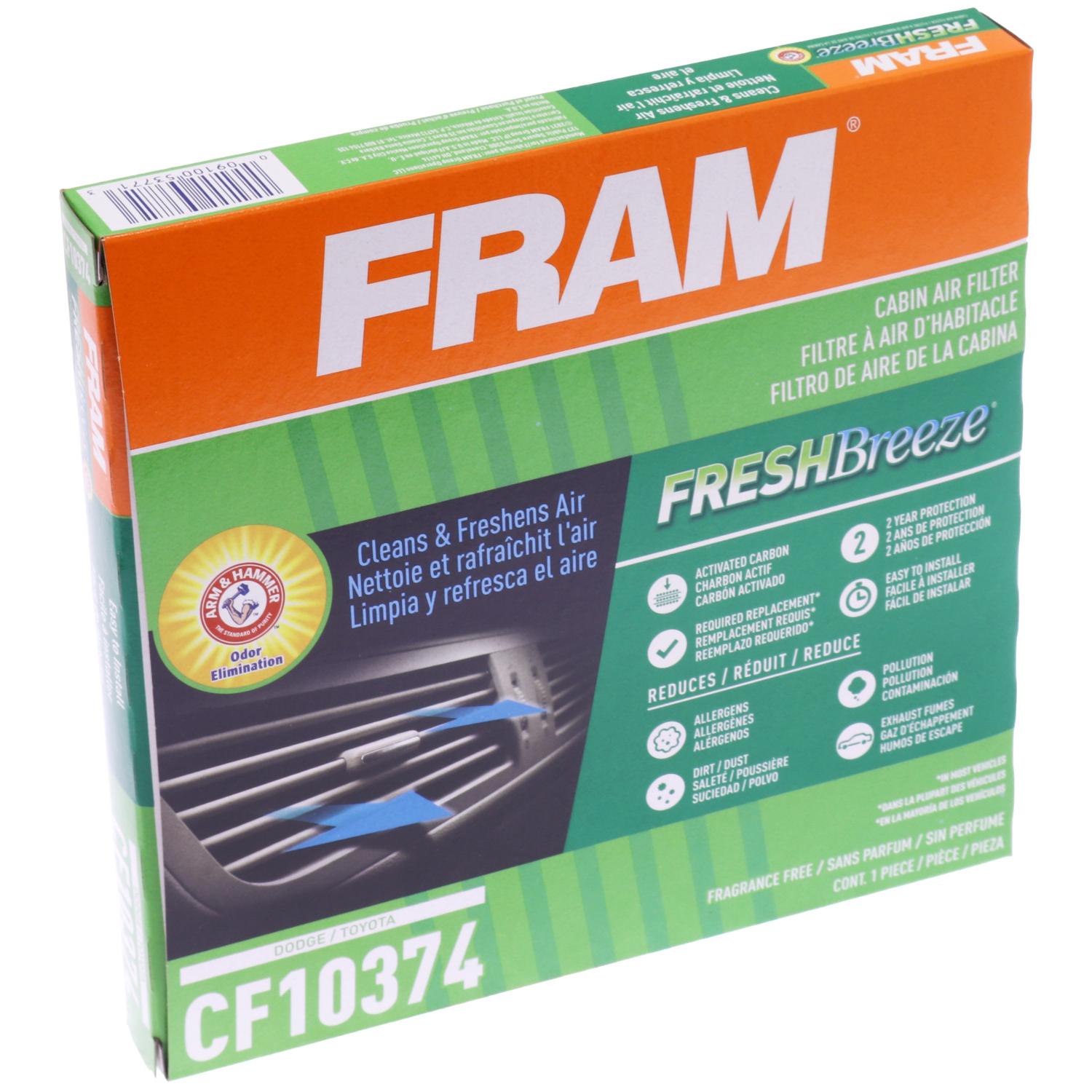 Fram CF10374 Cabin Air Filter product image 6 of 6