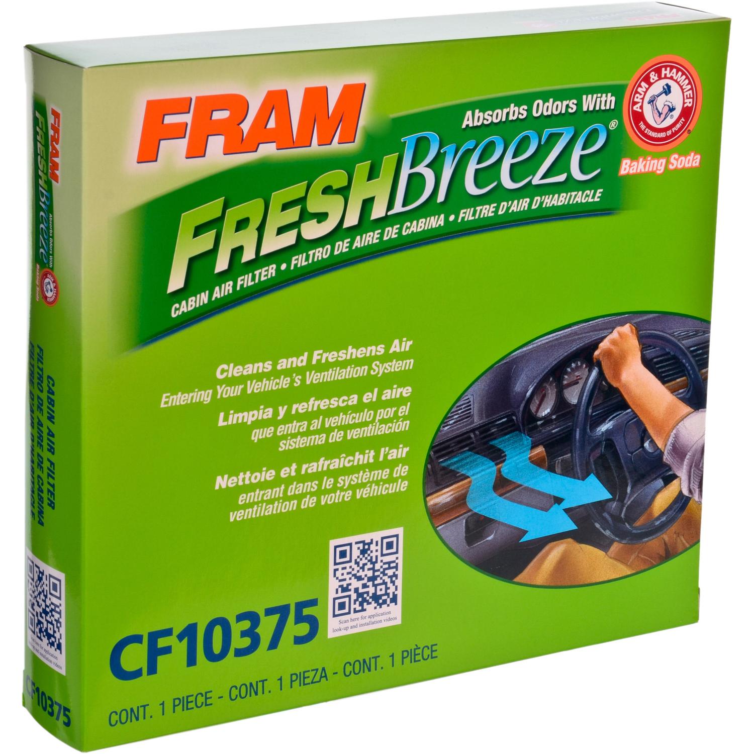 Fram CF10375 - Cabin Air Filter Fram CF10375 Cabin Air Filter product image 2 of 6