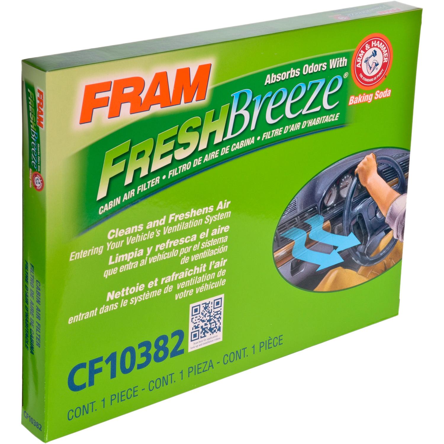 Fram CF10382 - Cabin Air Filter Fram CF10382 Cabin Air Filter product image 2 of 4