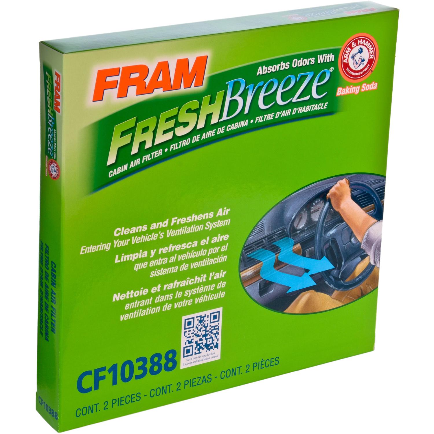 Fram CF10388 - Cabin Air Filter Fram CF10388 Cabin Air Filter product image 2 of 7