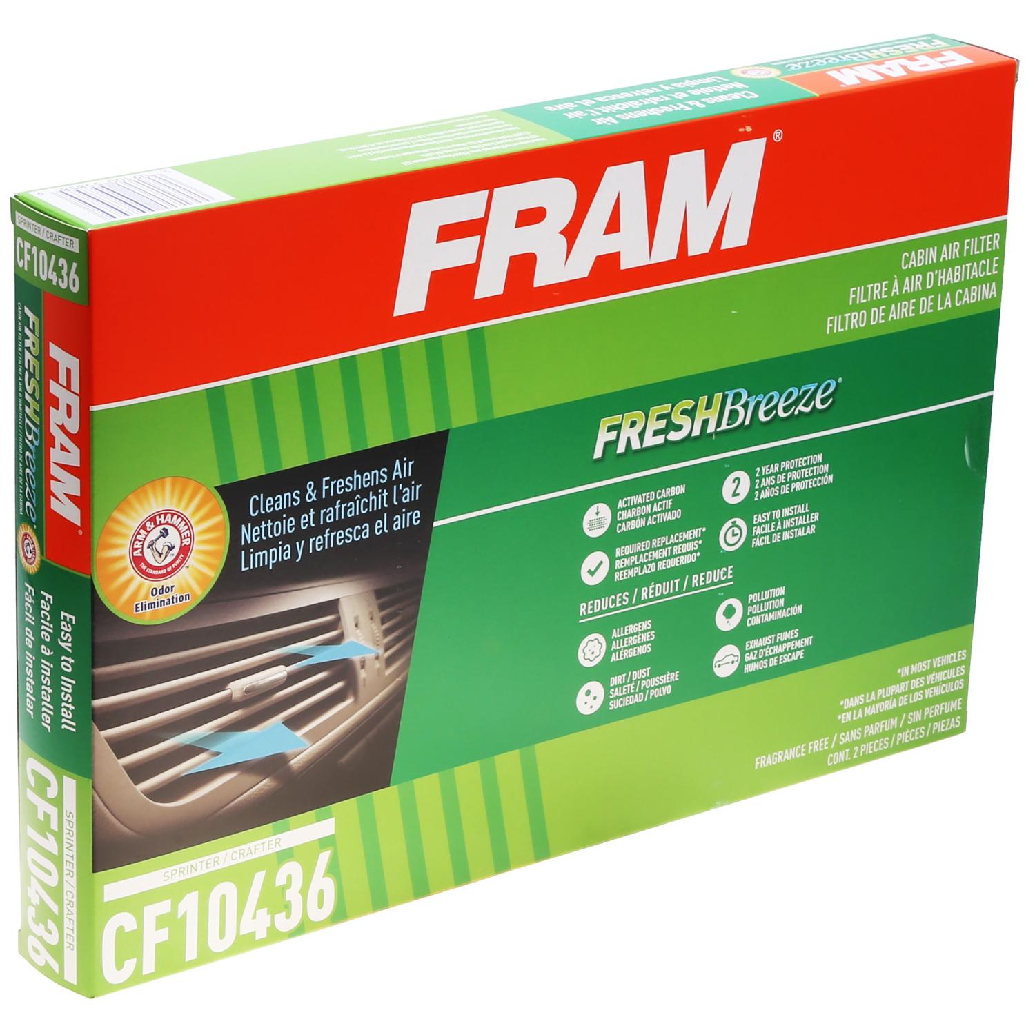 Fram CF10436 - Cabin Air Filter Fram CF10436 Cabin Air Filter product image 5 of 7