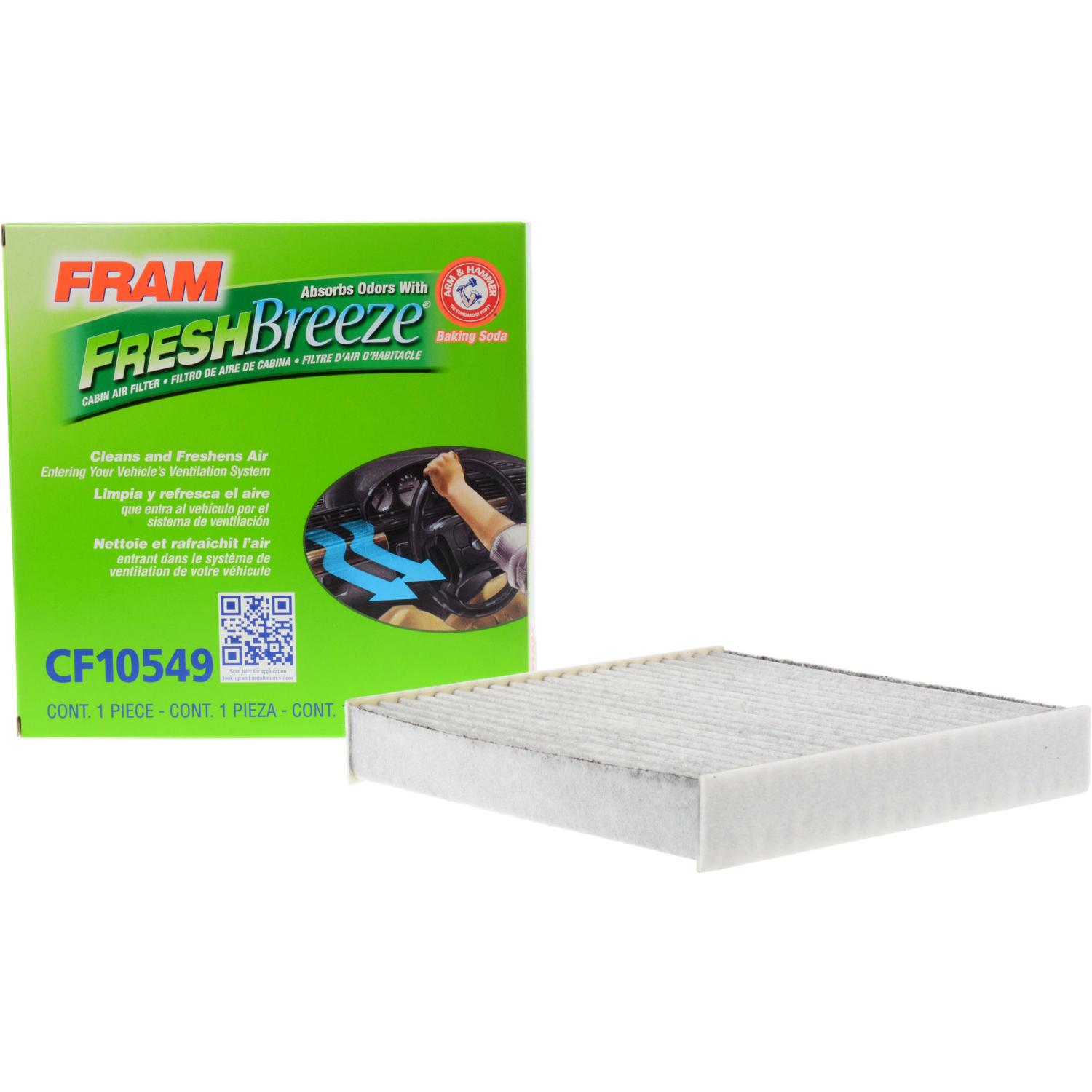 Fram CF10549 - Cabin Air Filter Fram CF10549 Cabin Air Filter product image 1 of 6