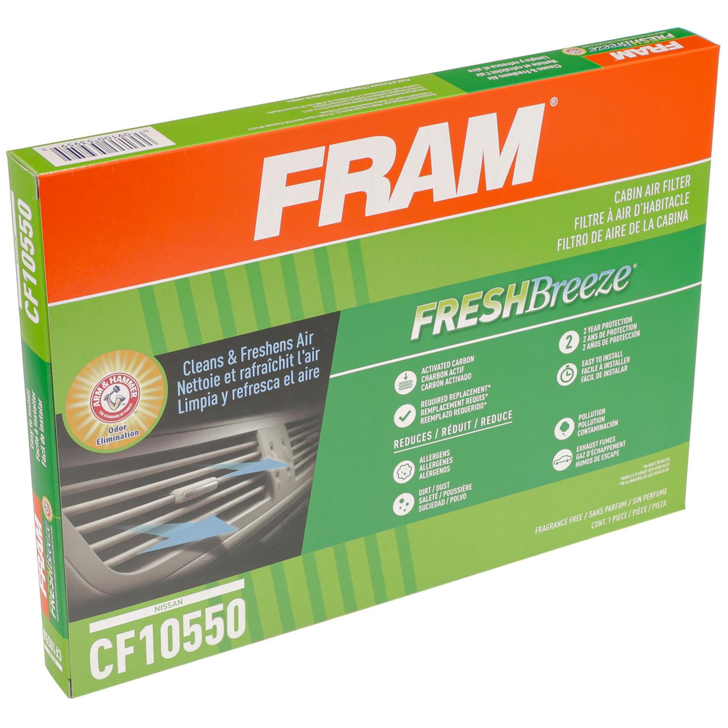 Fram CF10550 - Cabin Air Filter Fram CF10550 Cabin Air Filter product image 6 of 6