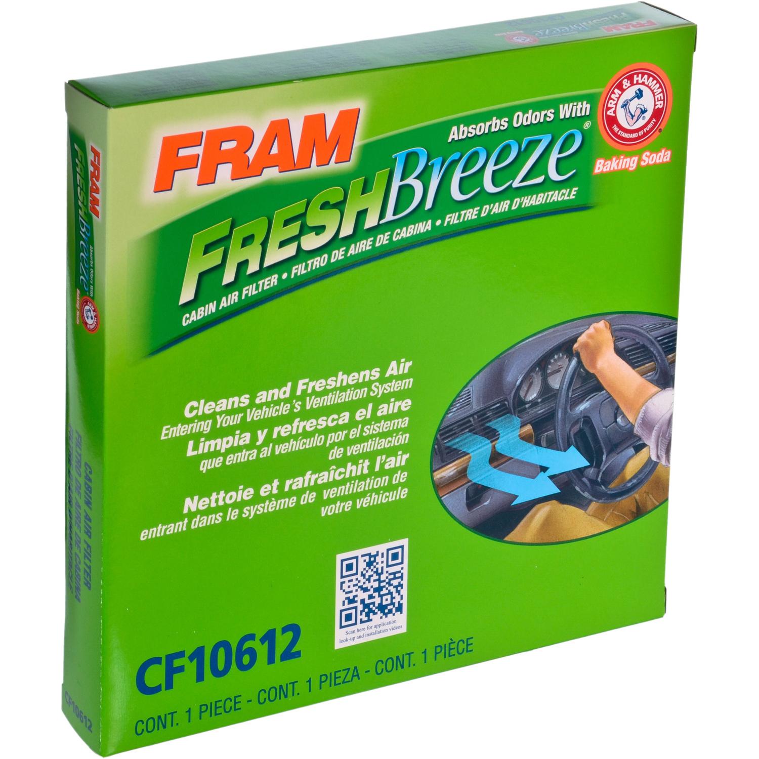 Fram CF10612 - Cabin Air Filter Fram CF10612 Cabin Air Filter product image 2 of 4