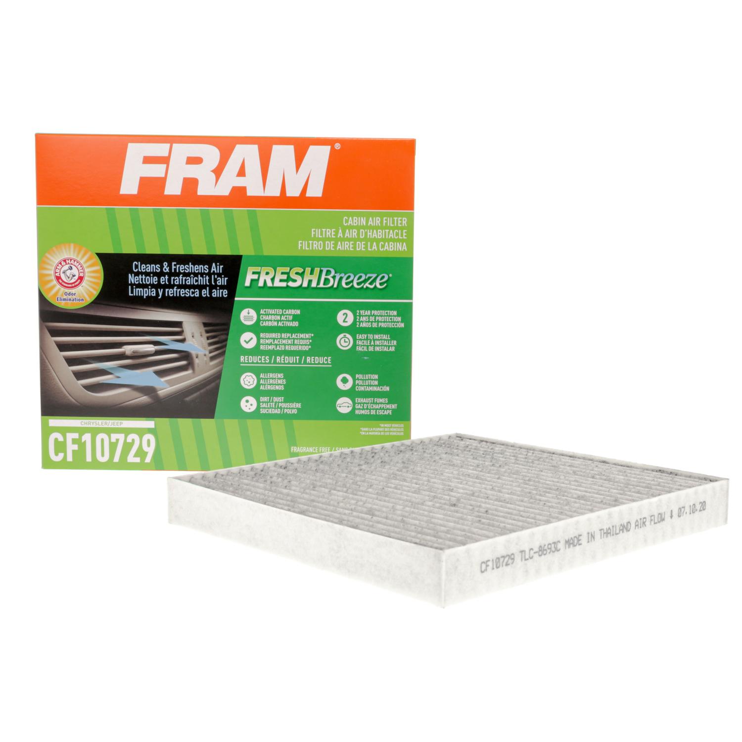 Fram CF10729 - Cabin Air Filter Fram CF10729 Cabin Air Filter product image 2 of 6