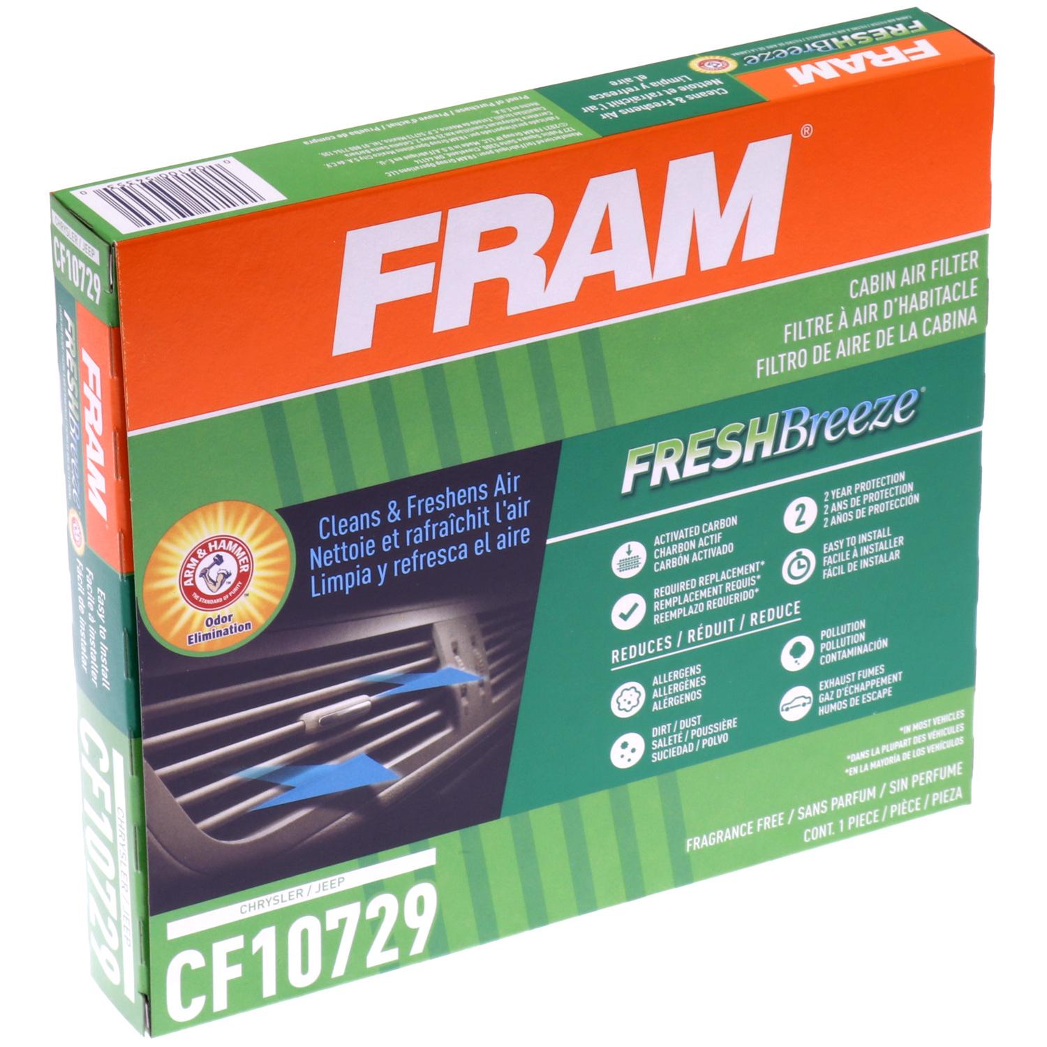 Fram CF10729 - Cabin Air Filter Fram CF10729 Cabin Air Filter product image 6 of 6