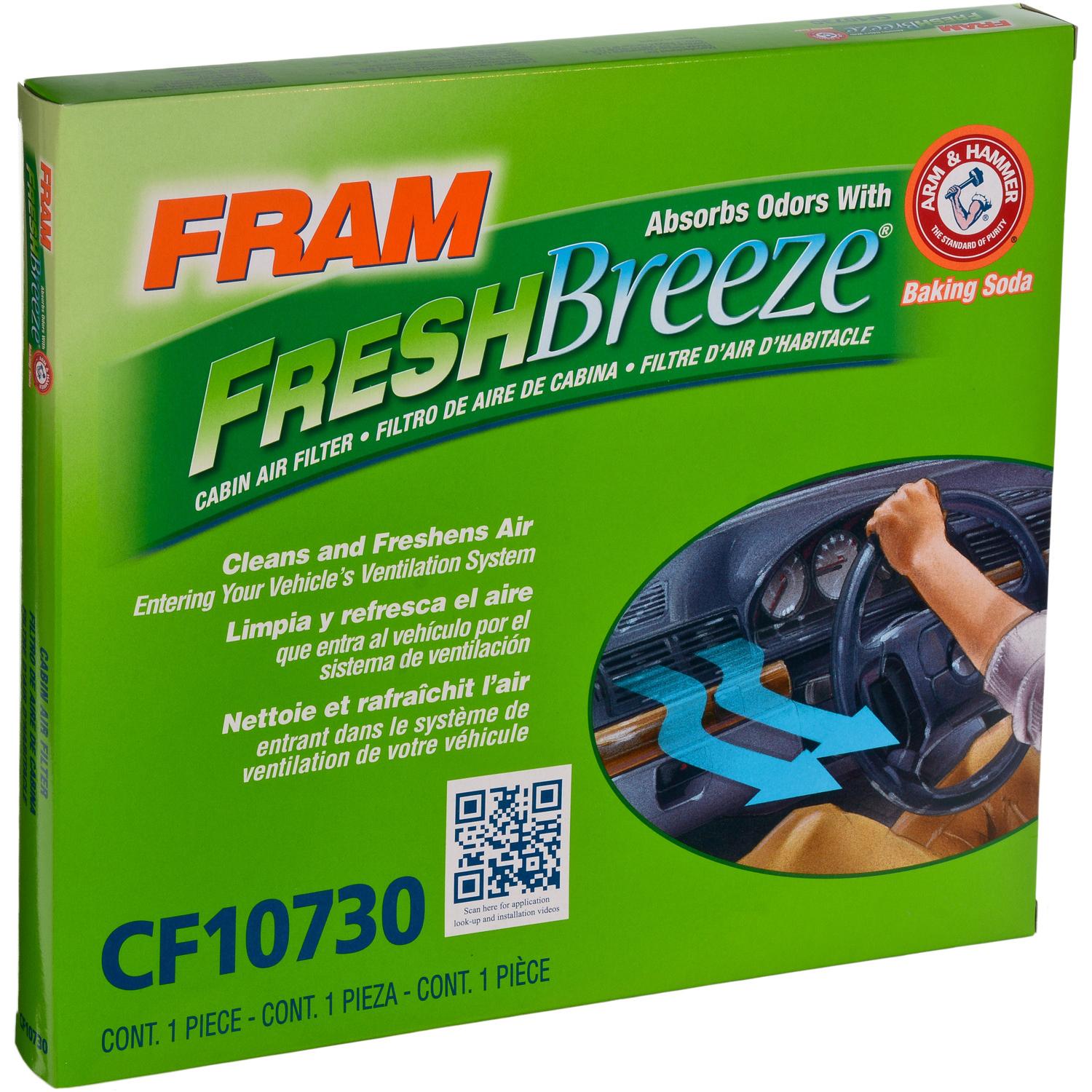 Fram CF10730 - Cabin Air Filter Fram CF10730 Cabin Air Filter product image 2 of 4