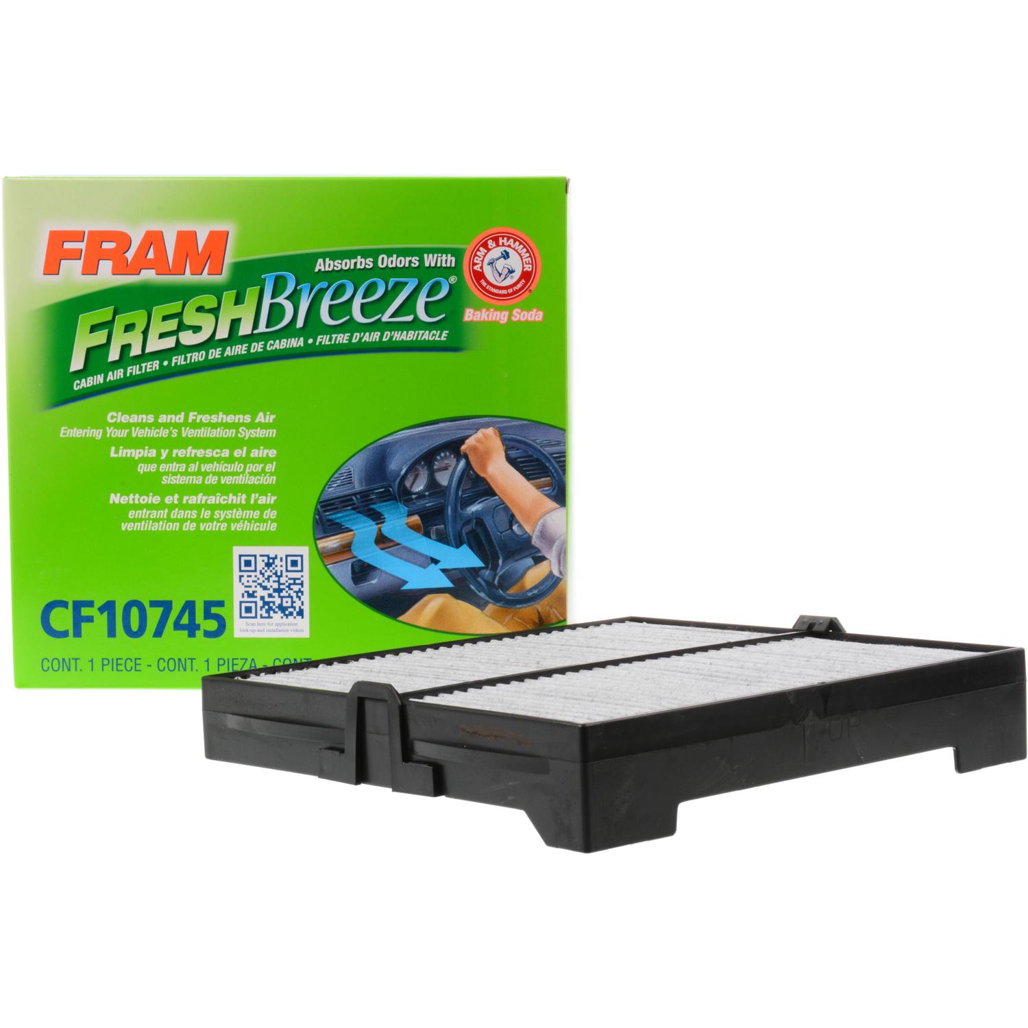 Fram CF10745 - Cabin Air Filter Fram CF10745 Cabin Air Filter product image 1 of 6