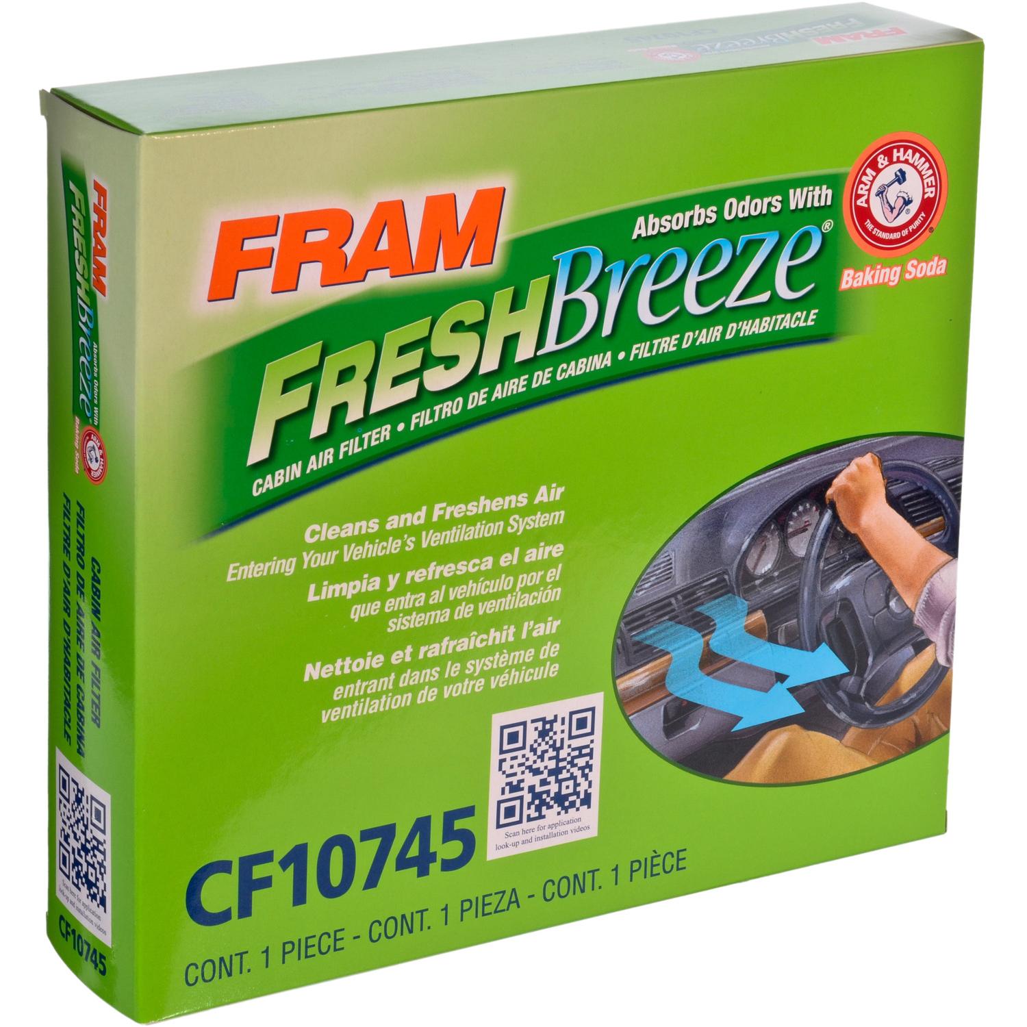 Fram CF10745 - Cabin Air Filter Fram CF10745 Cabin Air Filter product image 6 of 6