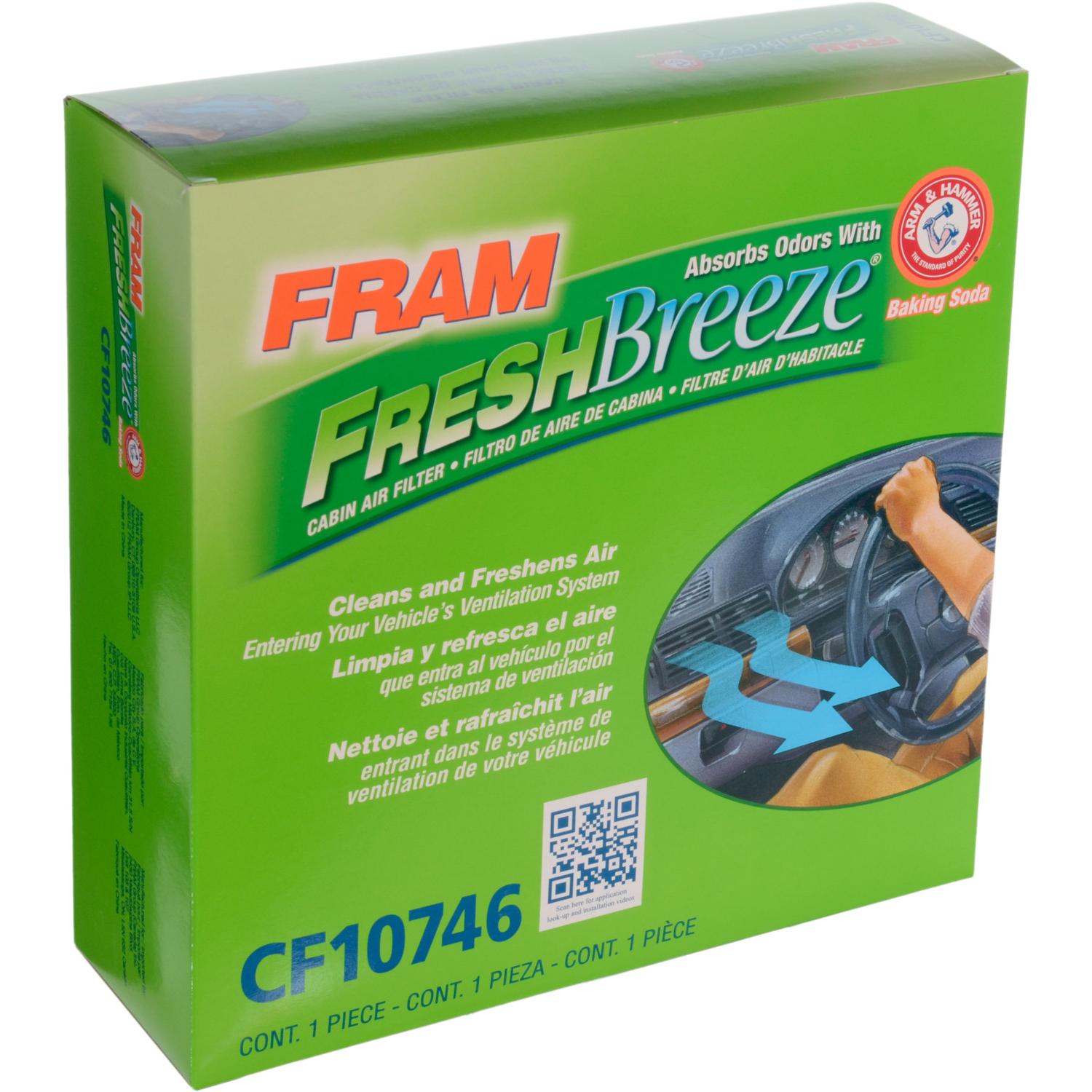 Fram CF10746 - Cabin Air Filter Fram CF10746 Cabin Air Filter product image 2 of 4