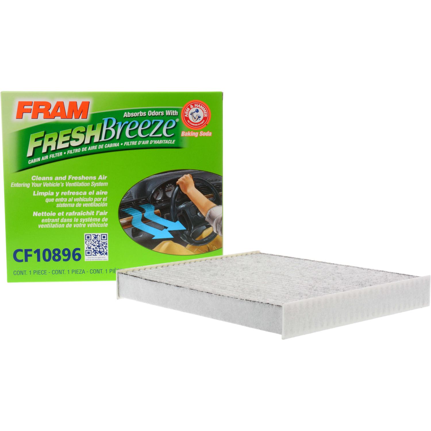 Fram CF10896 - Cabin Air Filter Fram CF10896 Cabin Air Filter product image 1 of 7