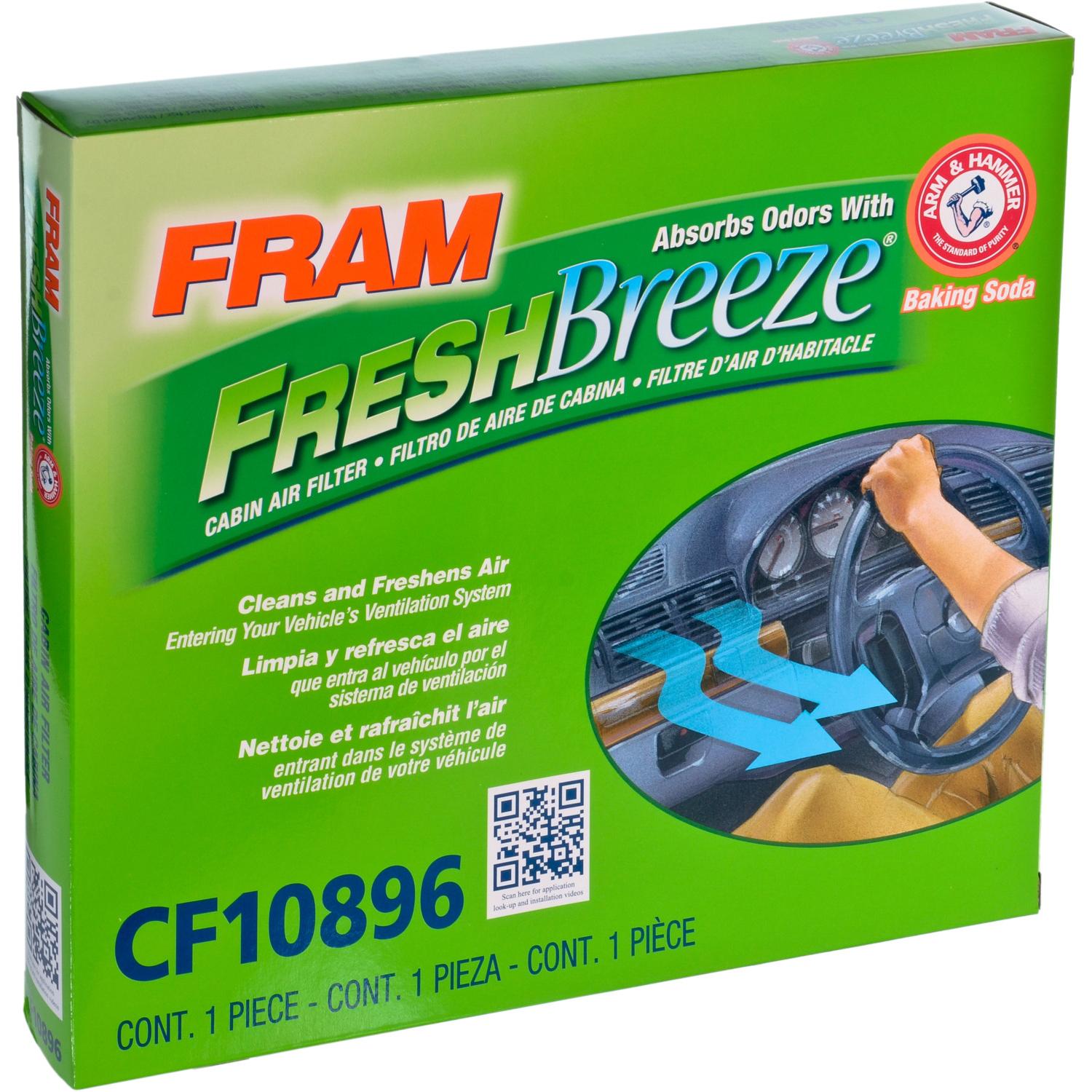 Fram CF10896 - Cabin Air Filter Fram CF10896 Cabin Air Filter product image 2 of 7
