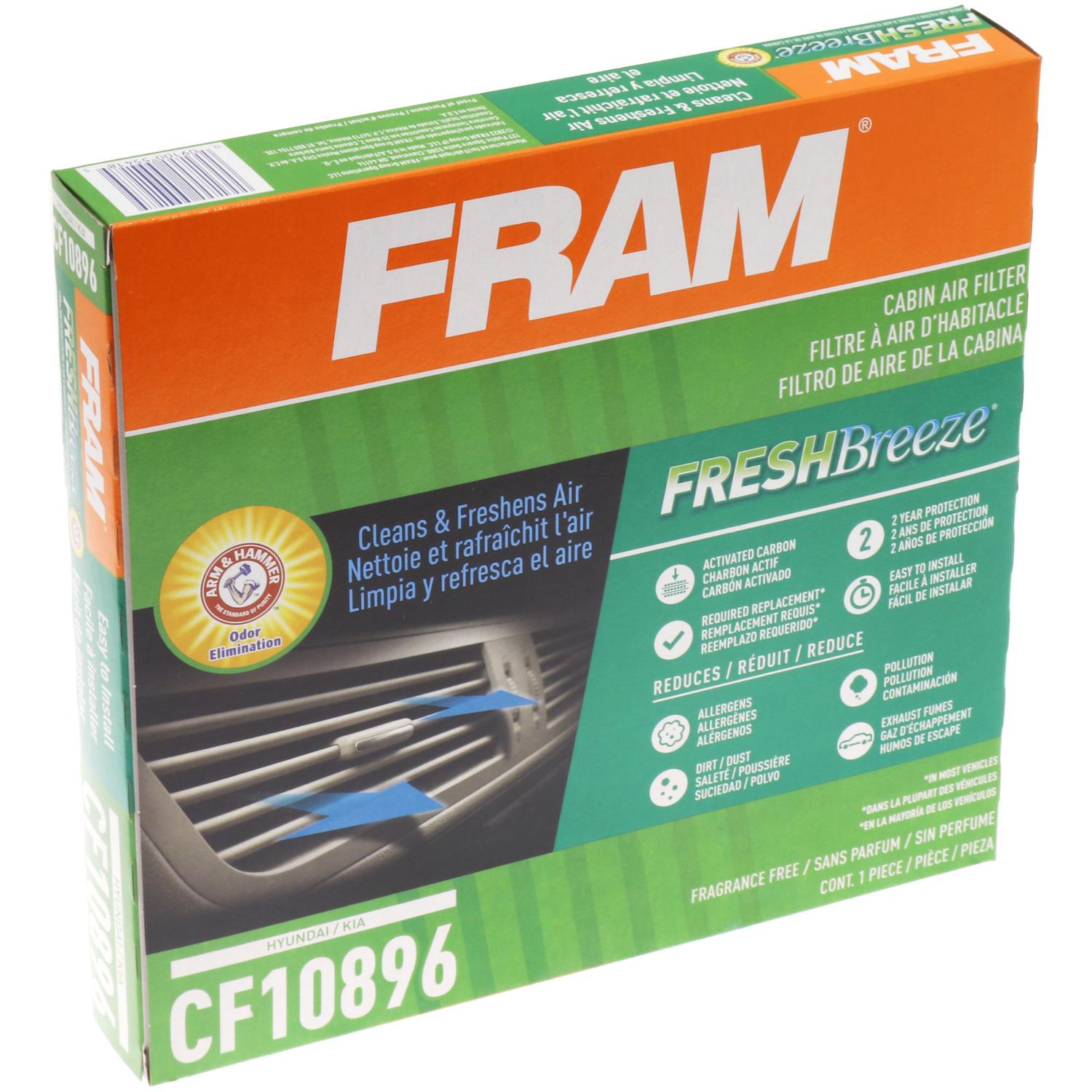 Fram CF10896 - Cabin Air Filter Fram CF10896 Cabin Air Filter product image 6 of 7