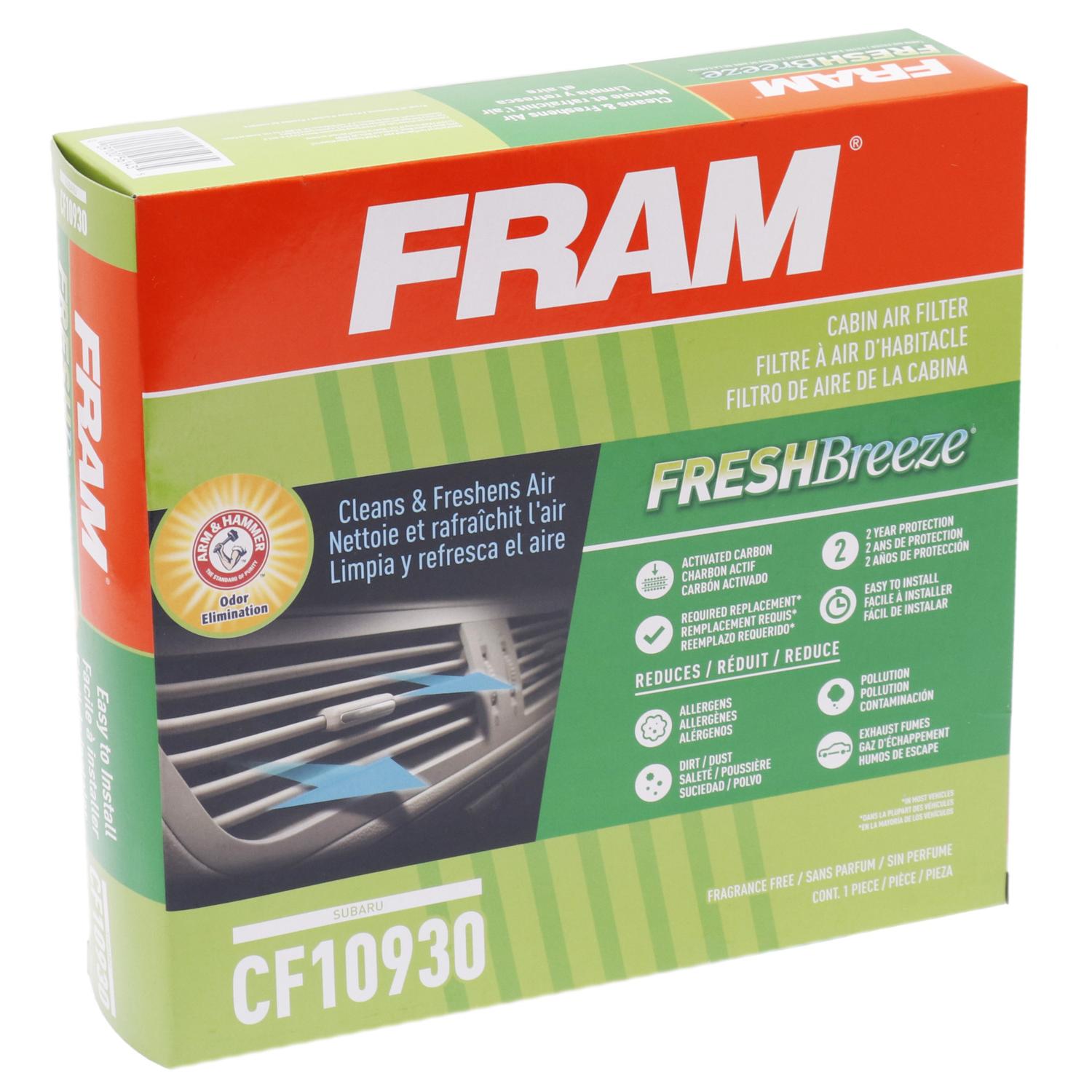 Fram CF10930 Cabin Air Filter product image 6 of 6