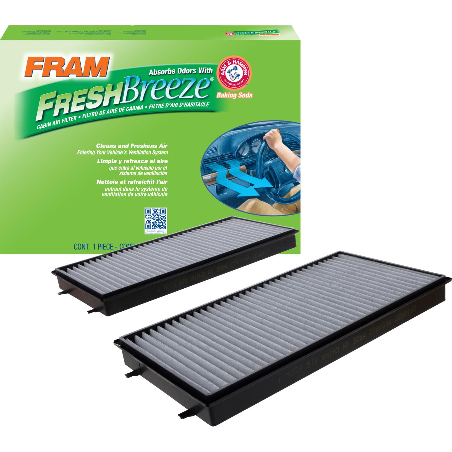 Fram CF10937 - Cabin Air Filter Fram CF10937 Cabin Air Filter product image 2 of 5