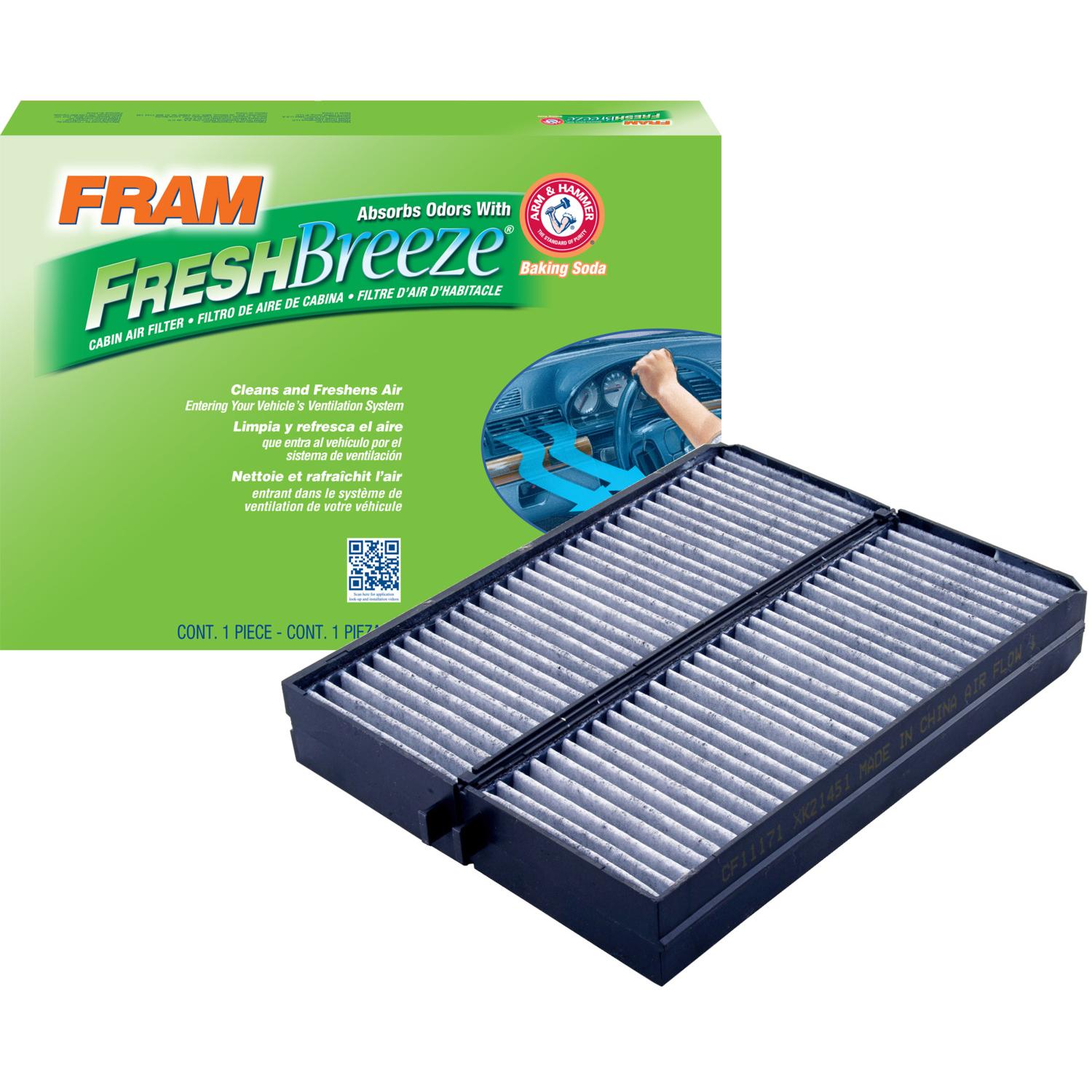 Fram CF11171 - Cabin Air Filter Fram CF11171 Cabin Air Filter product image 1 of 4