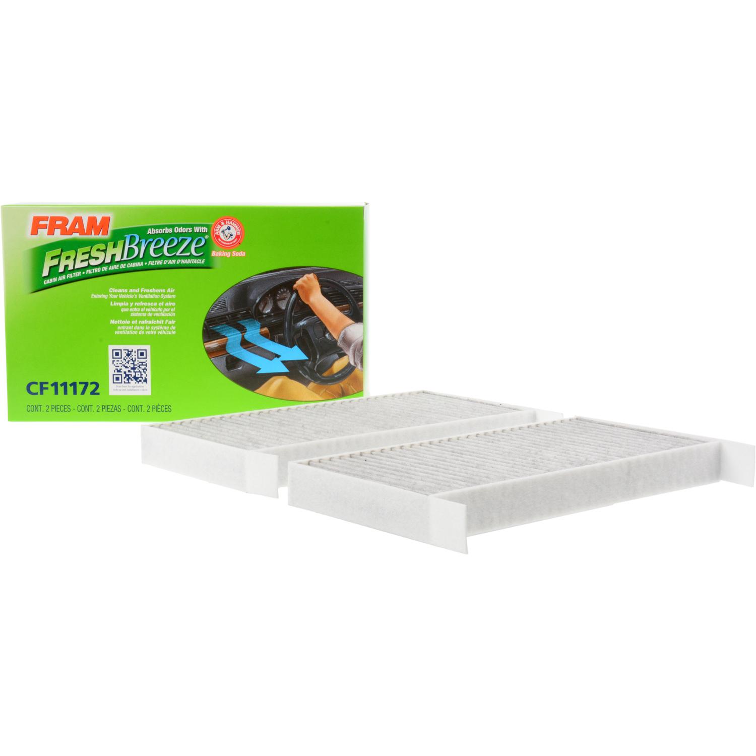 Fram CF11172 - Cabin Air Filter Fram CF11172 Cabin Air Filter product image 1 of 6