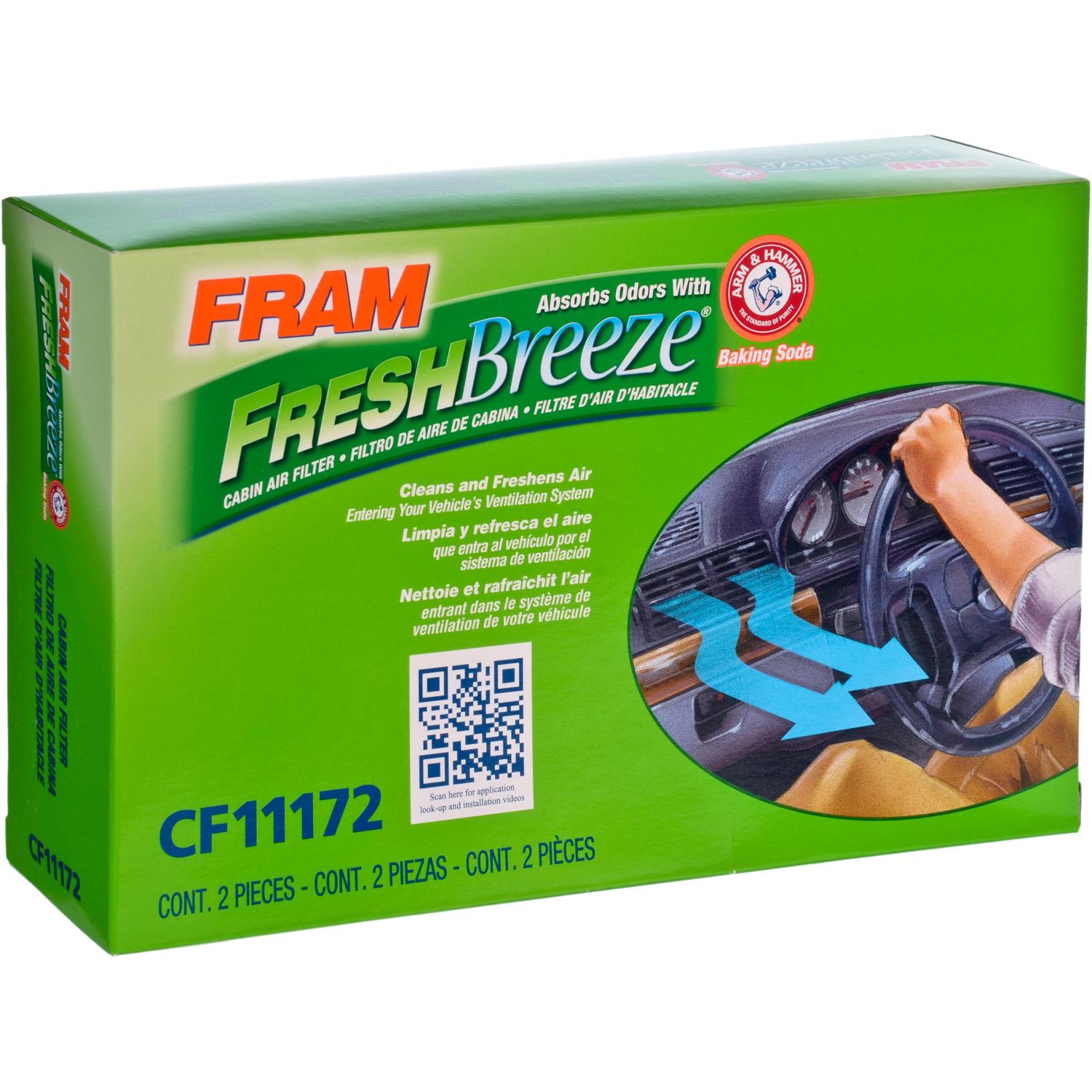 Fram CF11172 - Cabin Air Filter Fram CF11172 Cabin Air Filter product image 2 of 6