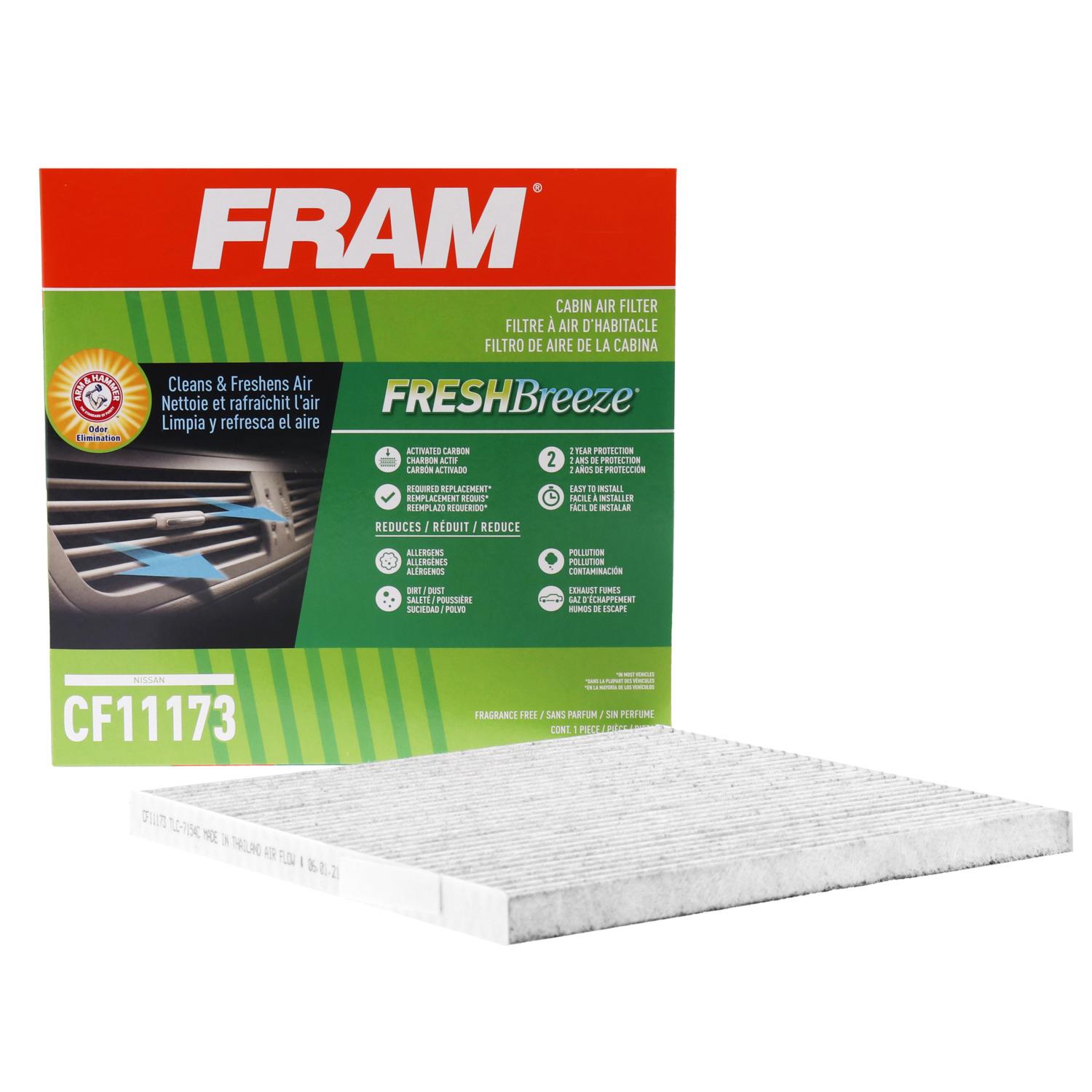 Fram CF11173 - Cabin Air Filter Fram CF11173 Cabin Air Filter product image 3 of 6