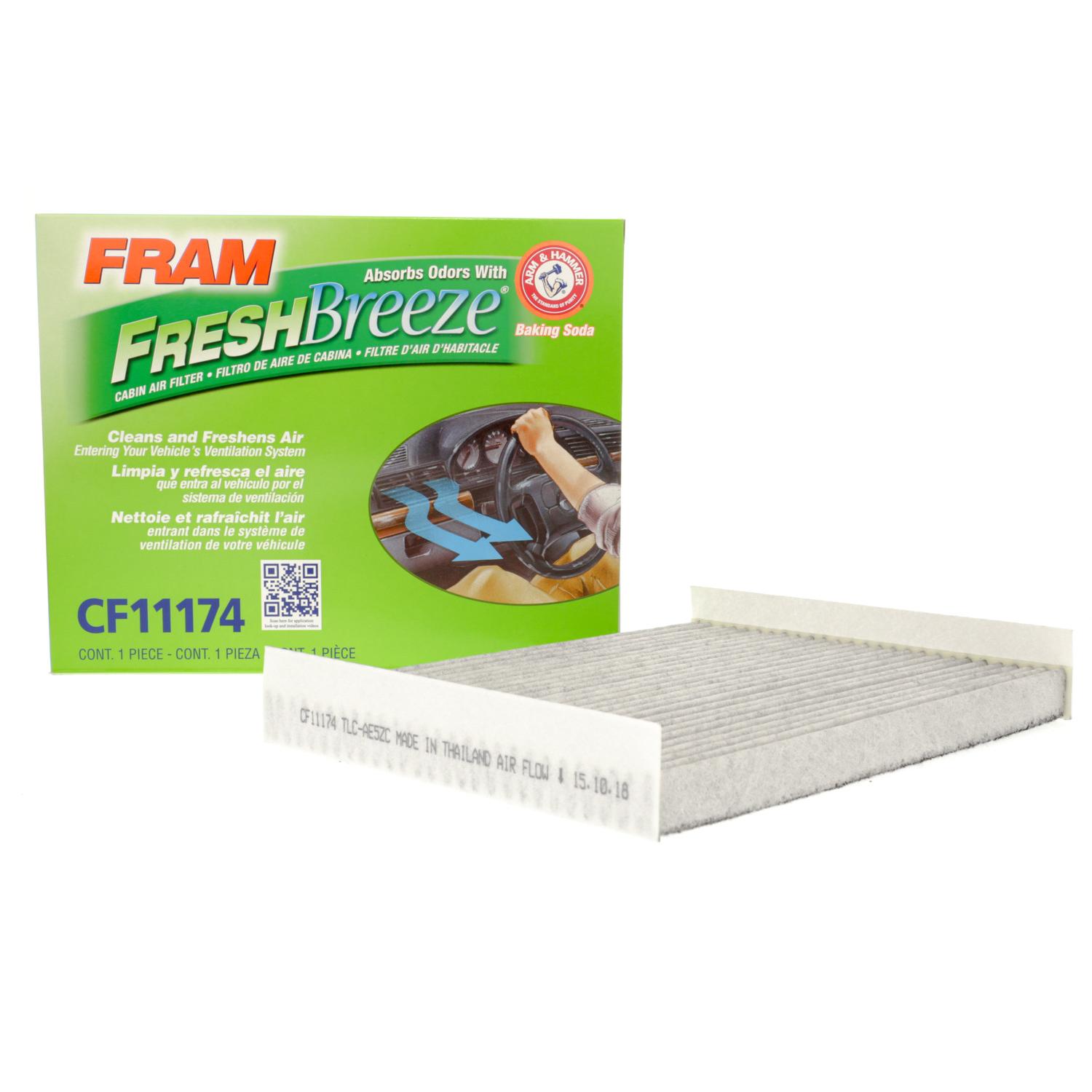 Fram CF11174 - Cabin Air Filter Fram CF11174 Cabin Air Filter product image 1 of 7