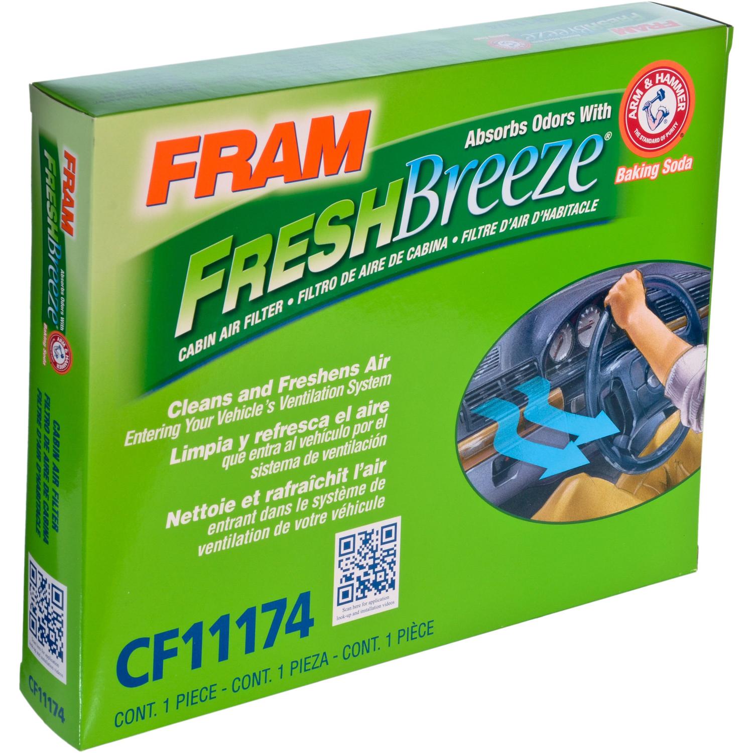 Fram CF11174 - Cabin Air Filter Fram CF11174 Cabin Air Filter product image 2 of 7