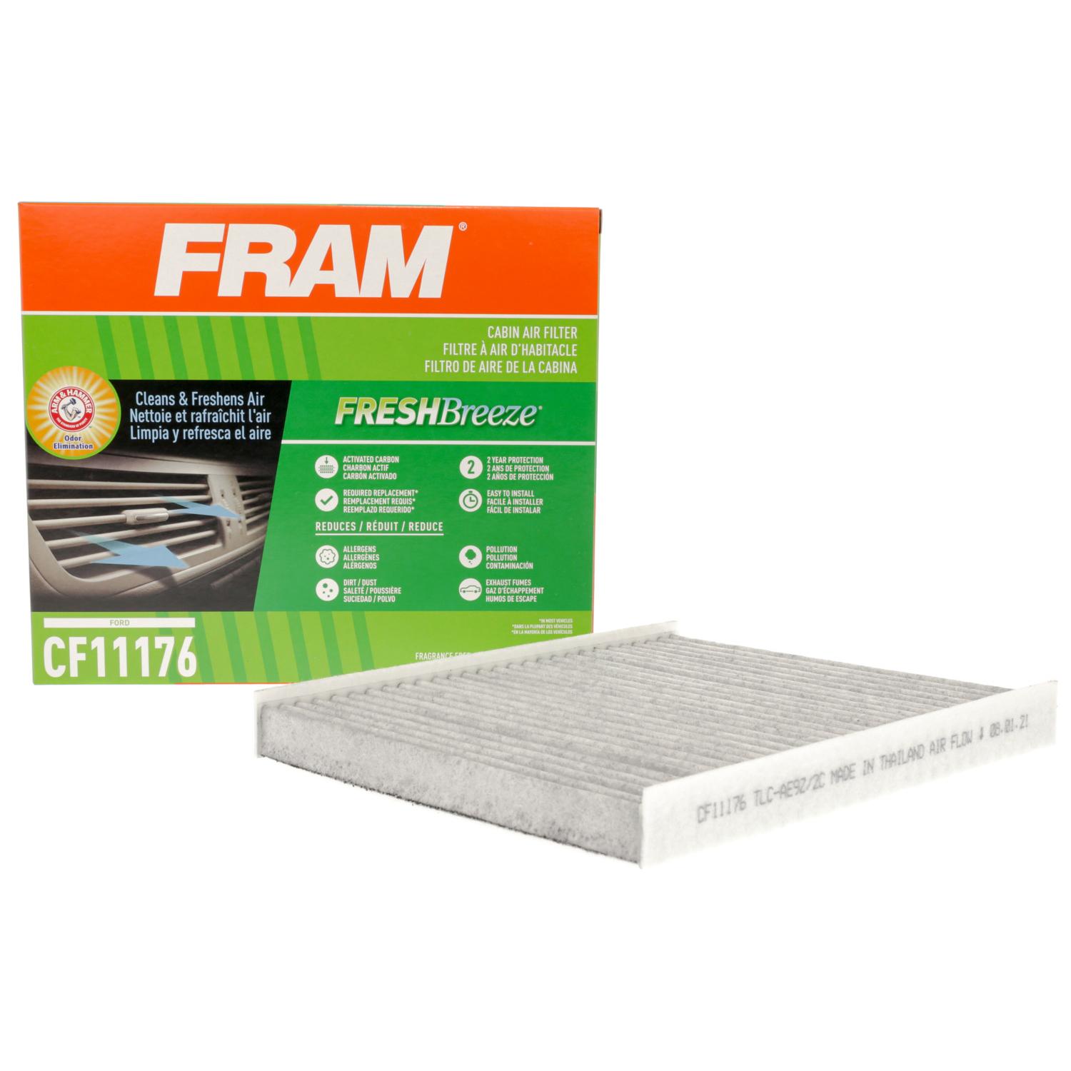 Fram CF11176 - Cabin Air Filter Fram CF11176 Cabin Air Filter product image 1 of 6