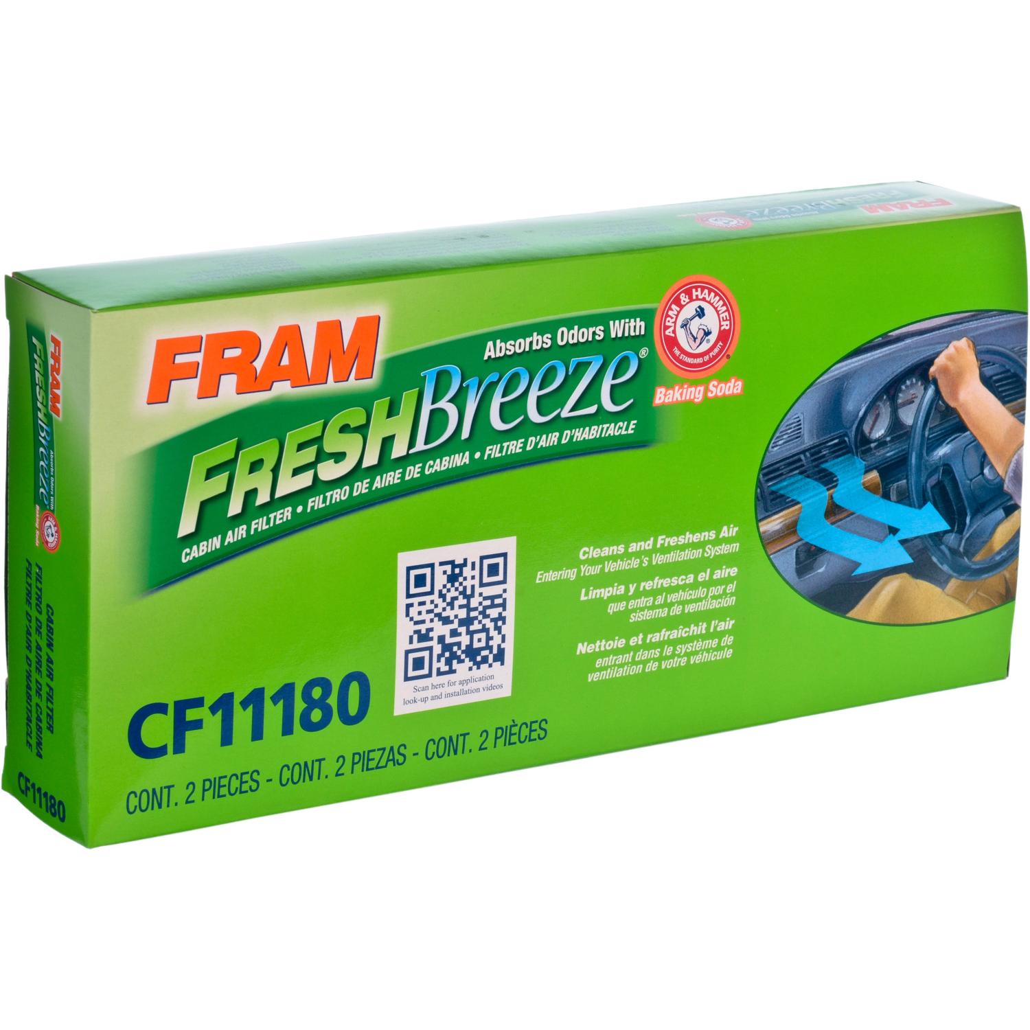 Fram CF11180 Cabin Air Filter product image 2 of 4