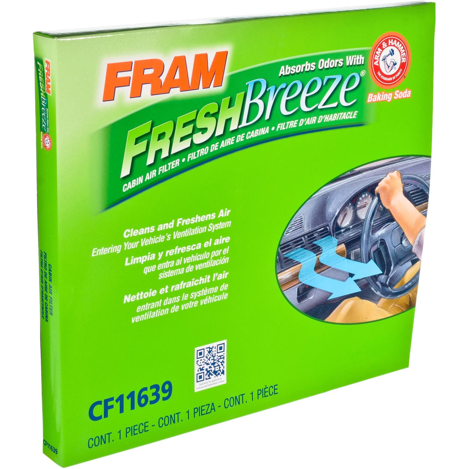 Fram CF11639 - Cabin Air Filter Fram CF11639 Cabin Air Filter product image 3 of 5