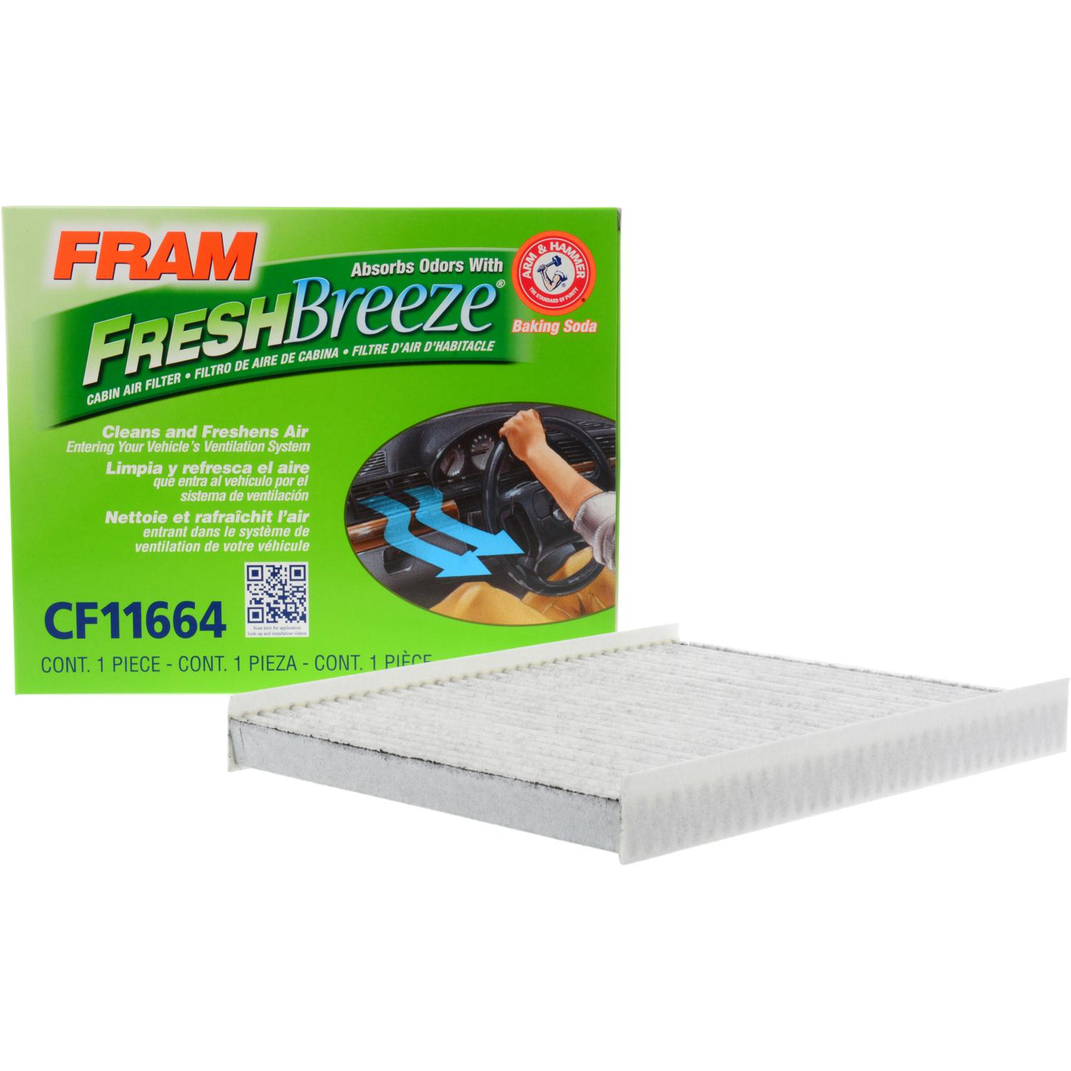 Fram CF11664 Cabin Air Filter product image 1 of 7