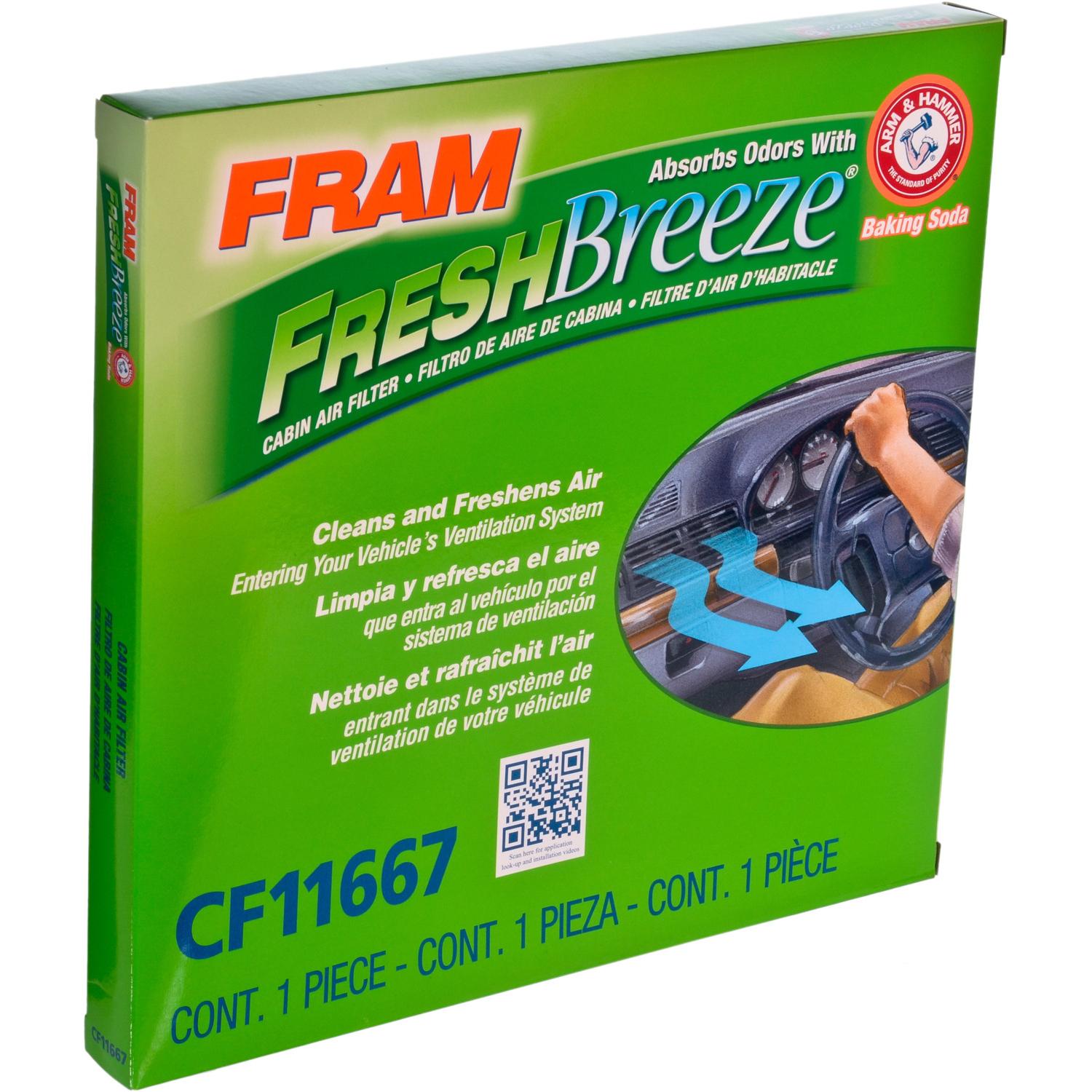 Fram CF11667 - Cabin Air Filter Fram CF11667 Cabin Air Filter product image 2 of 4