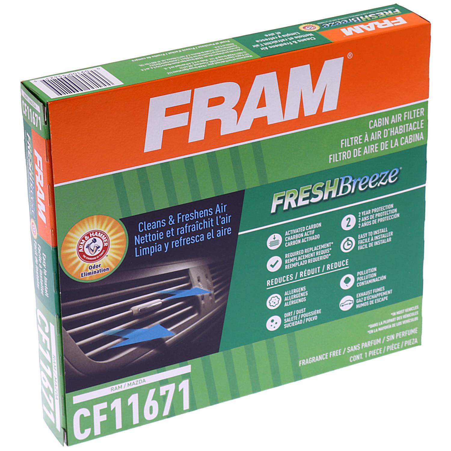 Fram CF11671 - Cabin Air Filter Fram CF11671 Cabin Air Filter product image 6 of 6