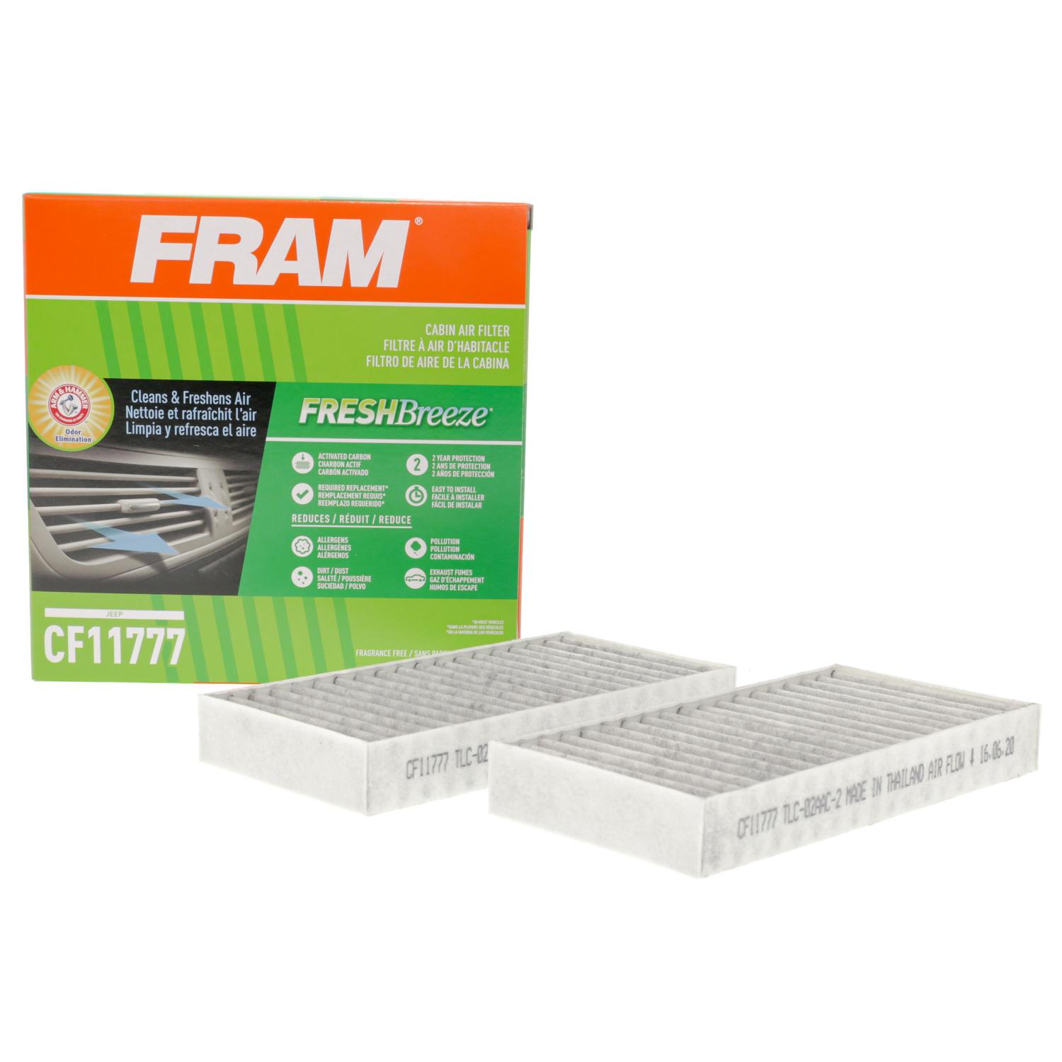 Fram CF11777 - Cabin Air Filter Fram CF11777 Cabin Air Filter product image 2 of 6