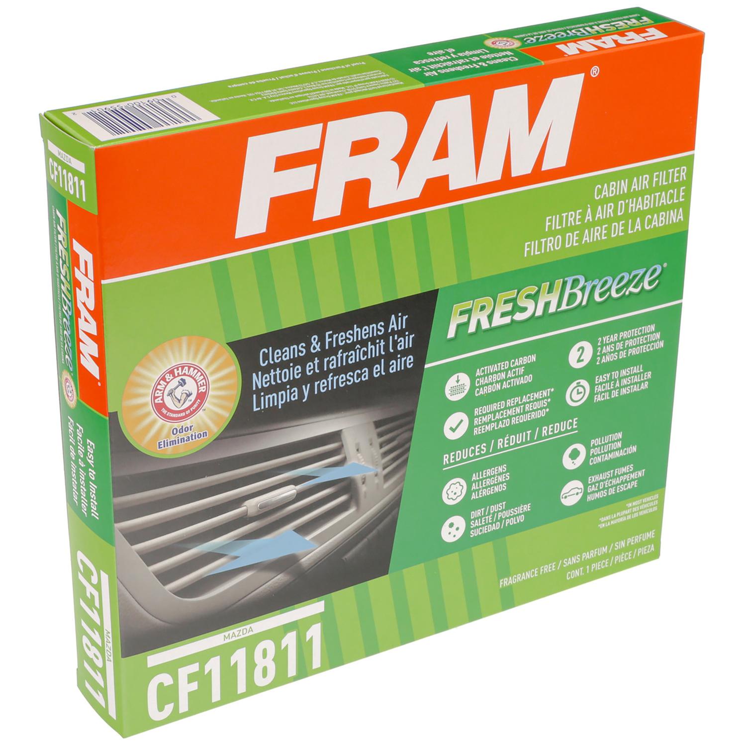 Fram CF11811 - Cabin Air Filter Fram CF11811 Cabin Air Filter product image 6 of 6