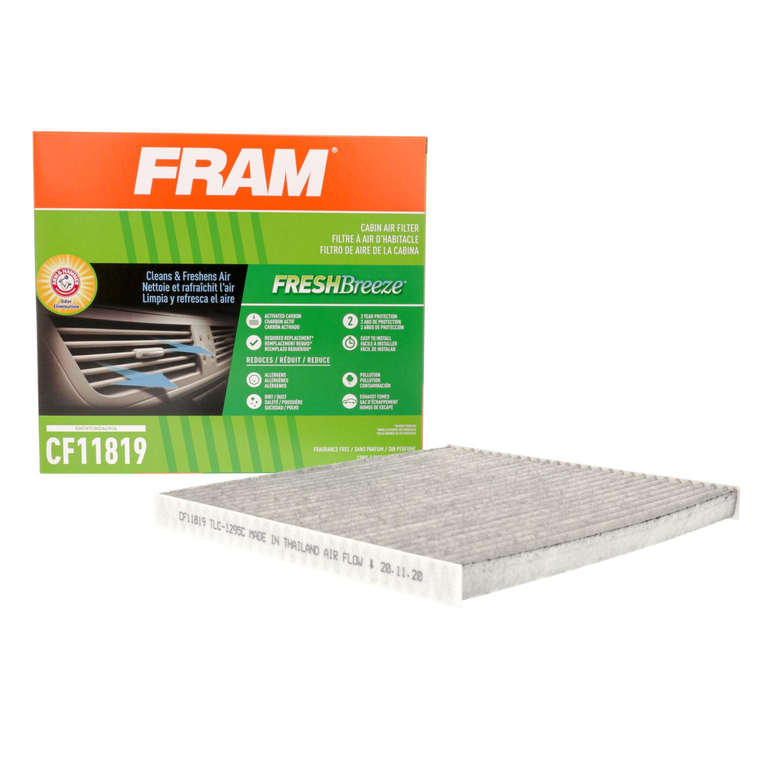 Fram CF11819 - Cabin Air Filter Fram CF11819 Cabin Air Filter product image 2 of 6