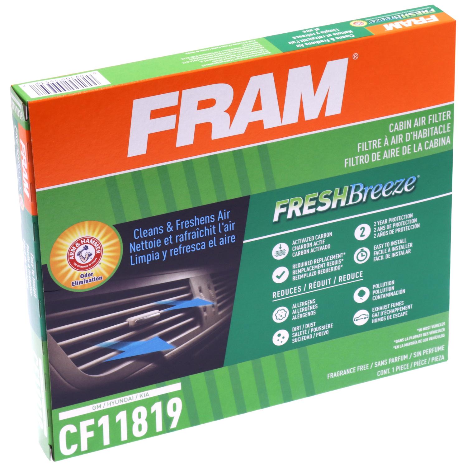 Fram CF11819 - Cabin Air Filter Fram CF11819 Cabin Air Filter product image 6 of 6