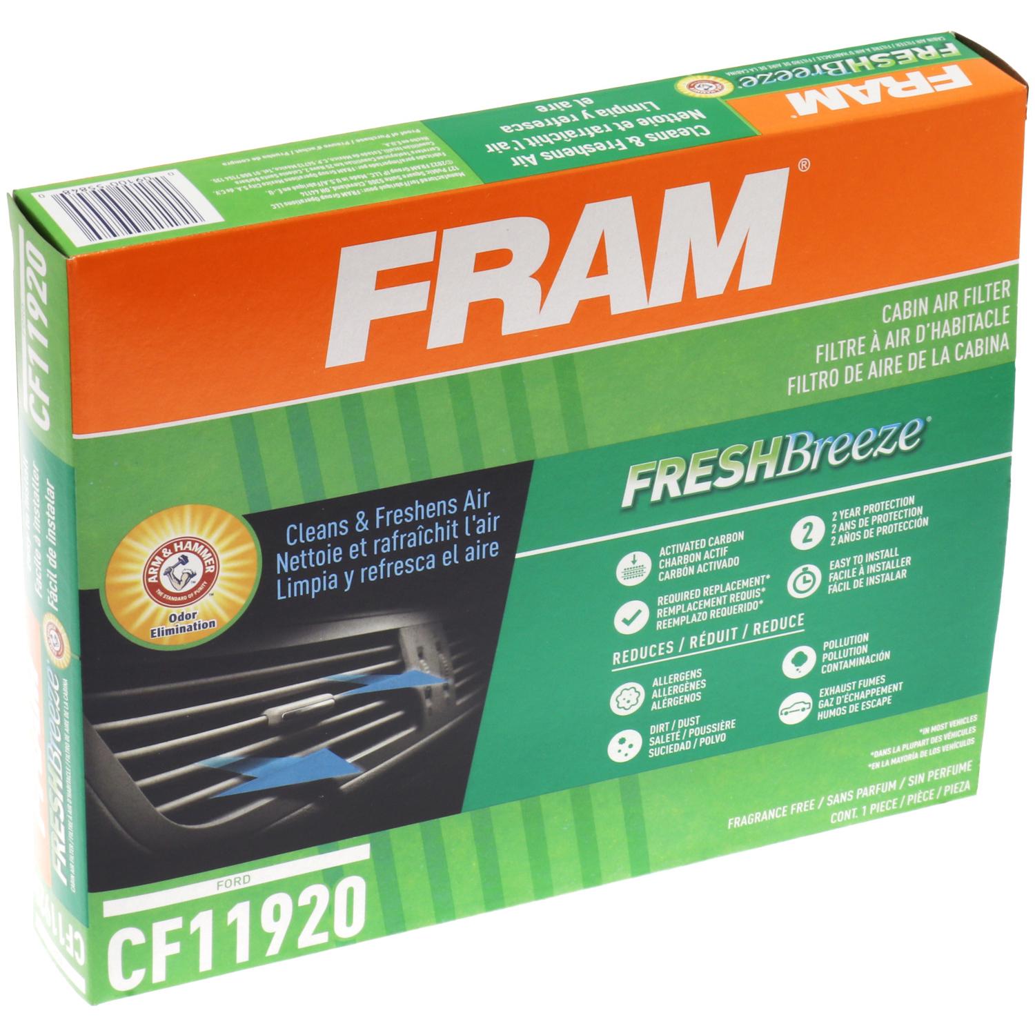 Fram CF11920 - Cabin Air Filter Fram CF11920 Cabin Air Filter product image 6 of 6