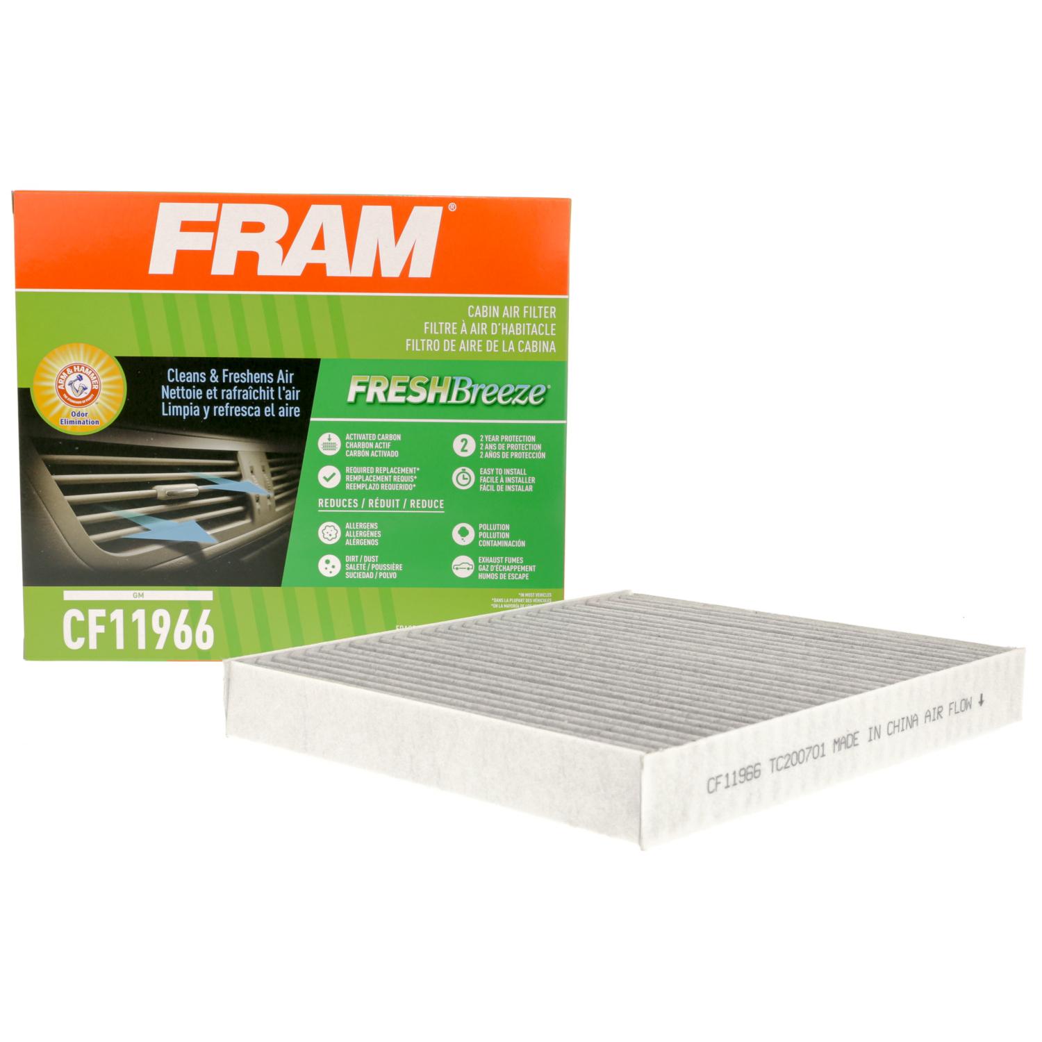 Fram CF11966 - Cabin Air Filter Fram CF11966 Cabin Air Filter product image 2 of 6