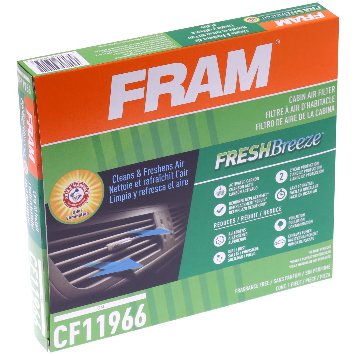 Fram CF11966 - Cabin Air Filter Fram CF11966 Cabin Air Filter product image 6 of 6