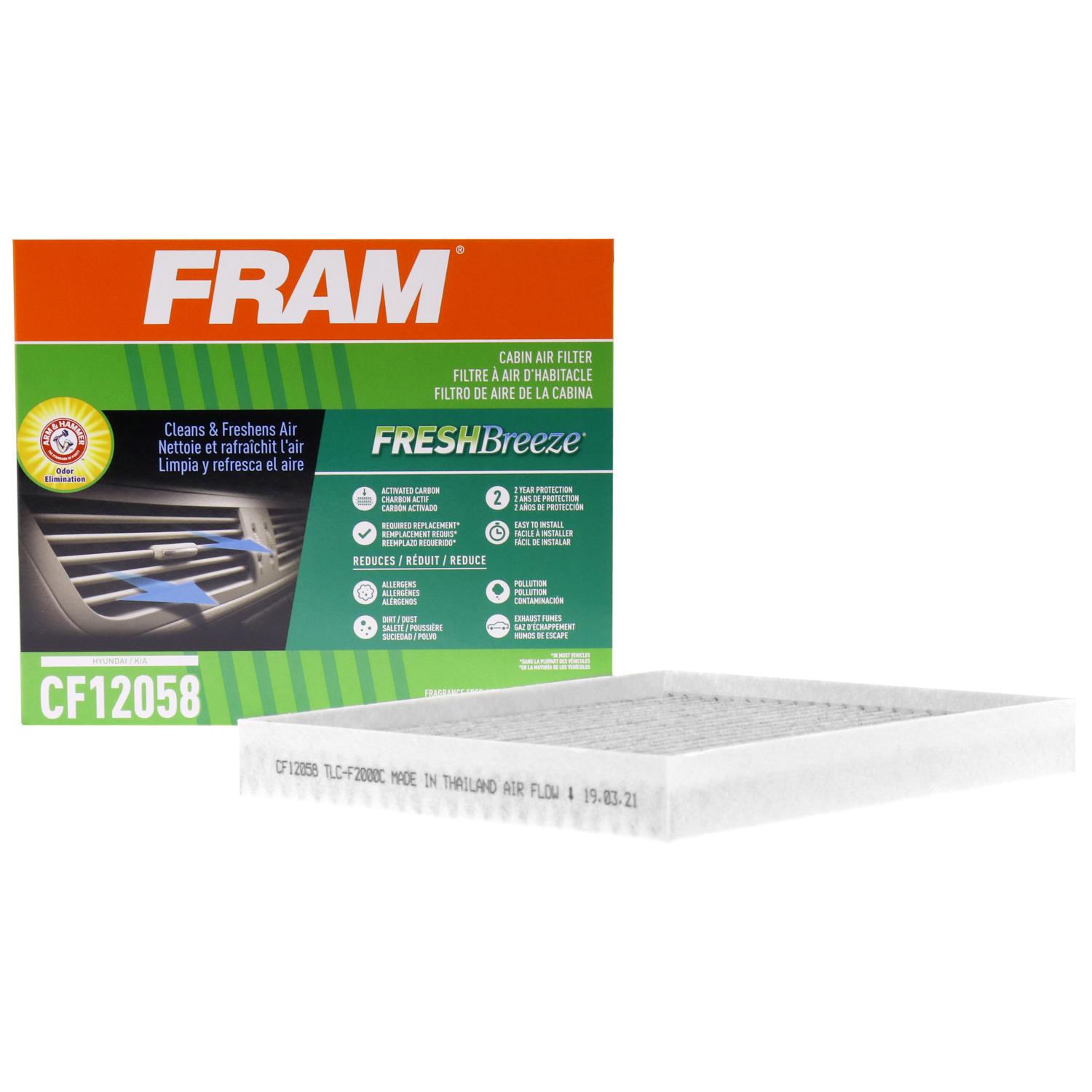 Fram CF12058 - Cabin Air Filter Fram CF12058 Cabin Air Filter product image 5 of 6