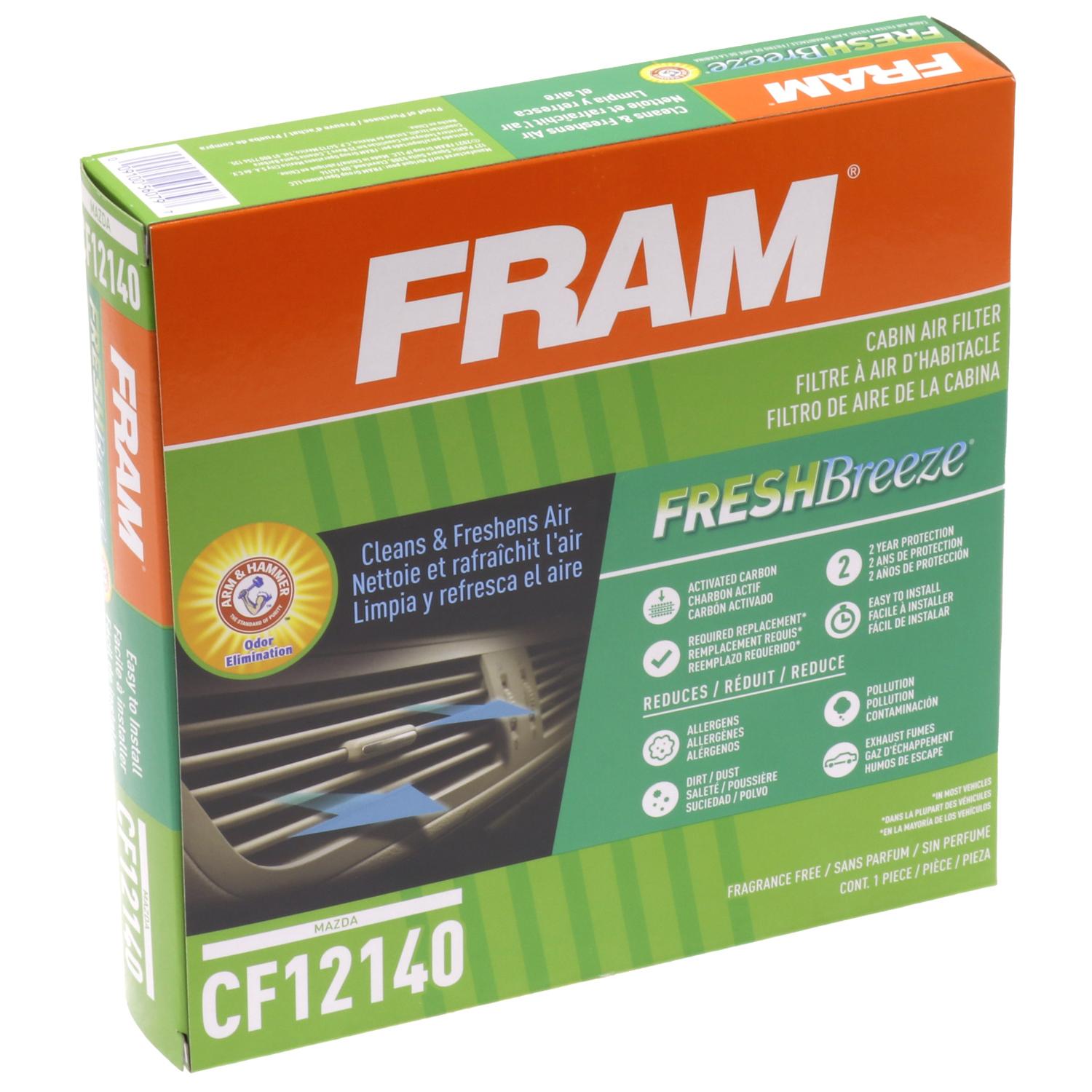 Fram CF12140 - Cabin Air Filter Fram CF12140 Cabin Air Filter product image 6 of 7