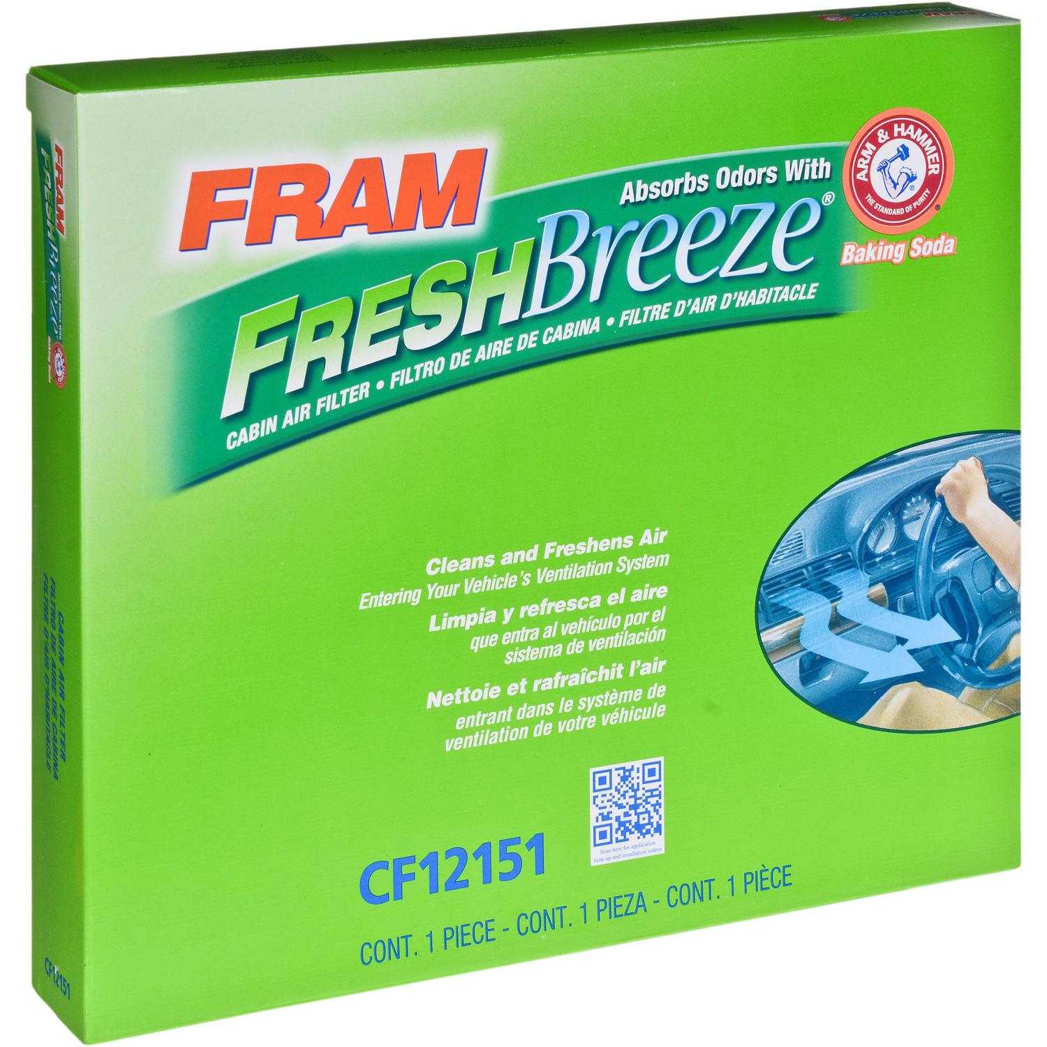 Fram CF12151 - Cabin Air Filter Fram CF12151 Cabin Air Filter product image 3 of 7