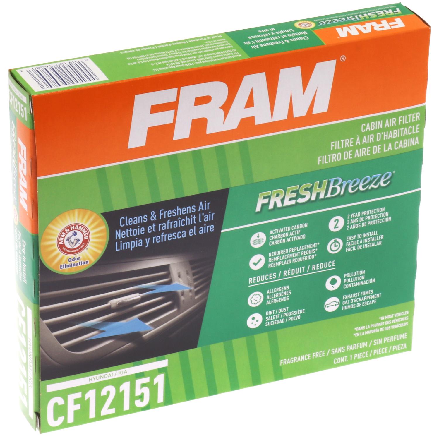 Fram CF12151 - Cabin Air Filter Fram CF12151 Cabin Air Filter product image 5 of 7