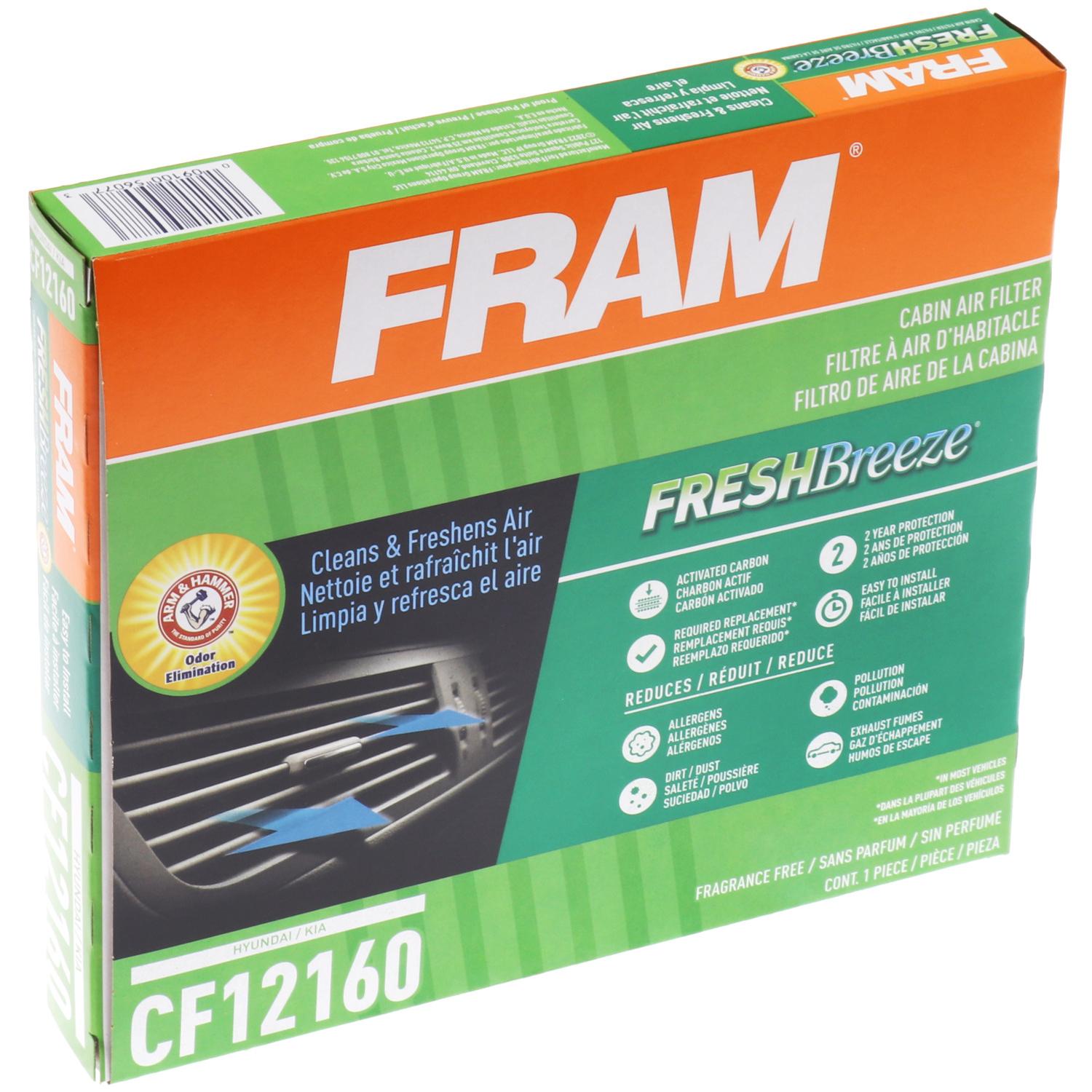Fram CF12160 - Cabin Air Filter Fram CF12160 Cabin Air Filter product image 5 of 7