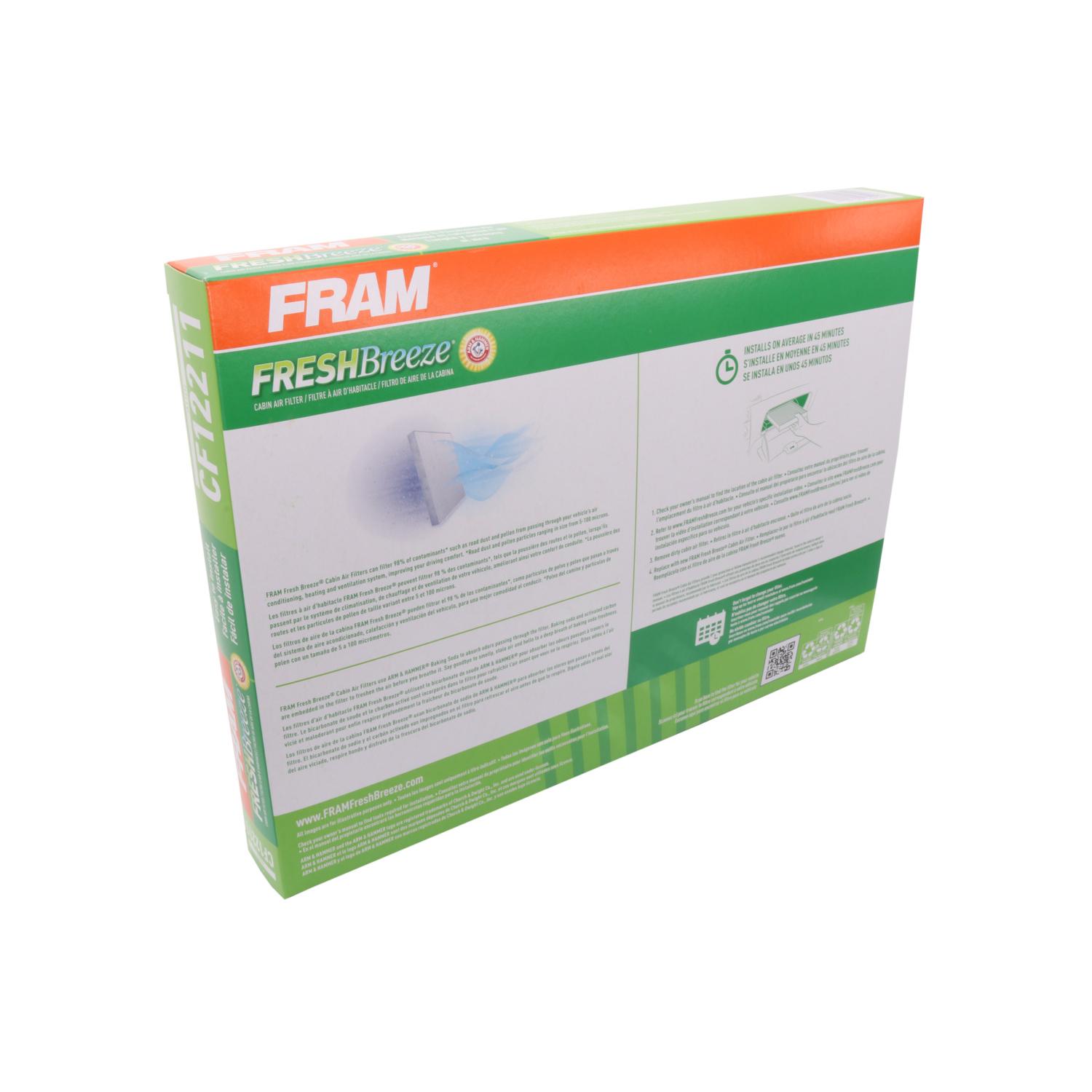 Fram CF12211 - Cabin Air Filter Fram CF12211 Cabin Air Filter product image 4 of 5