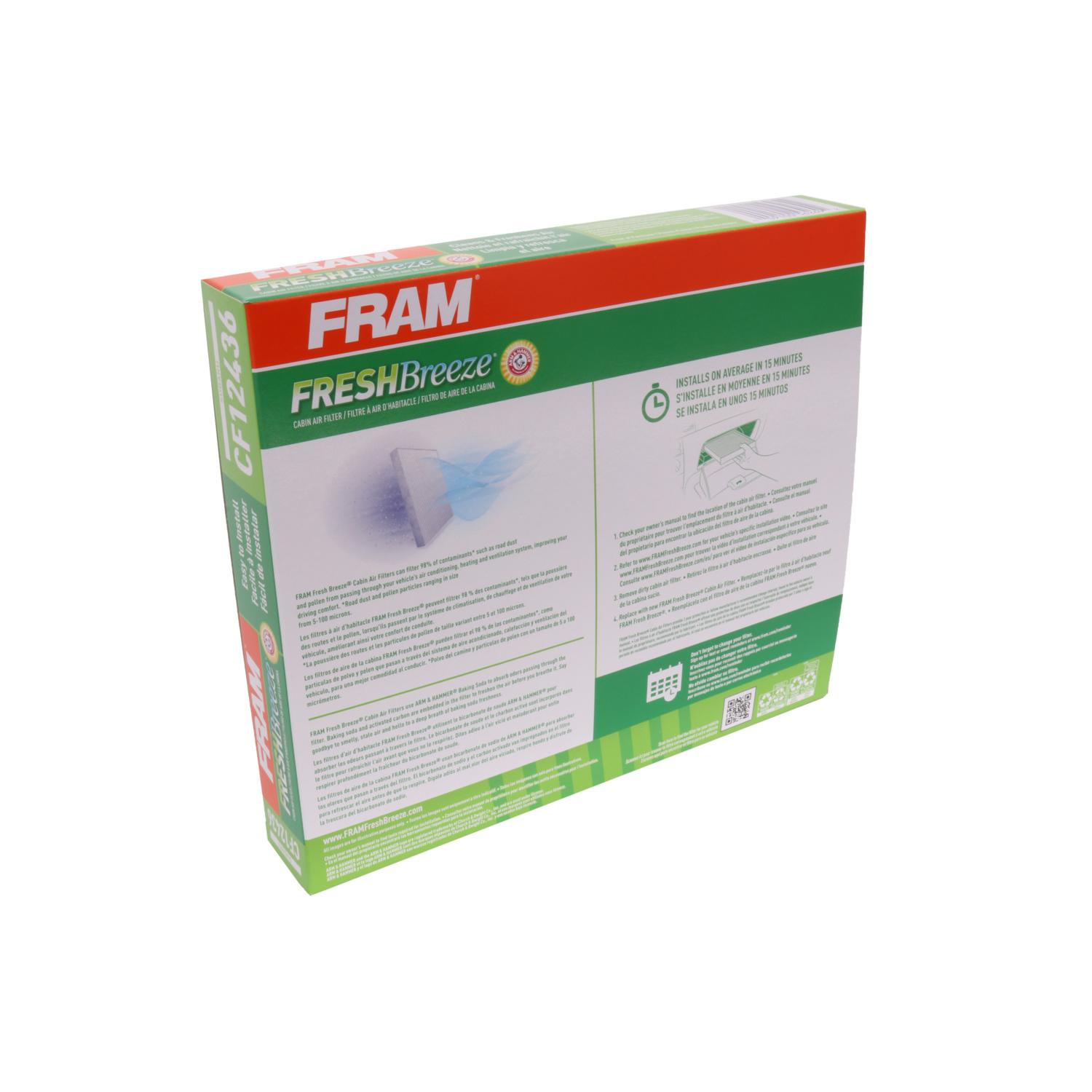 Fram CF12436 - Cabin Air Filter Fram CF12436 Cabin Air Filter product image 4 of 5