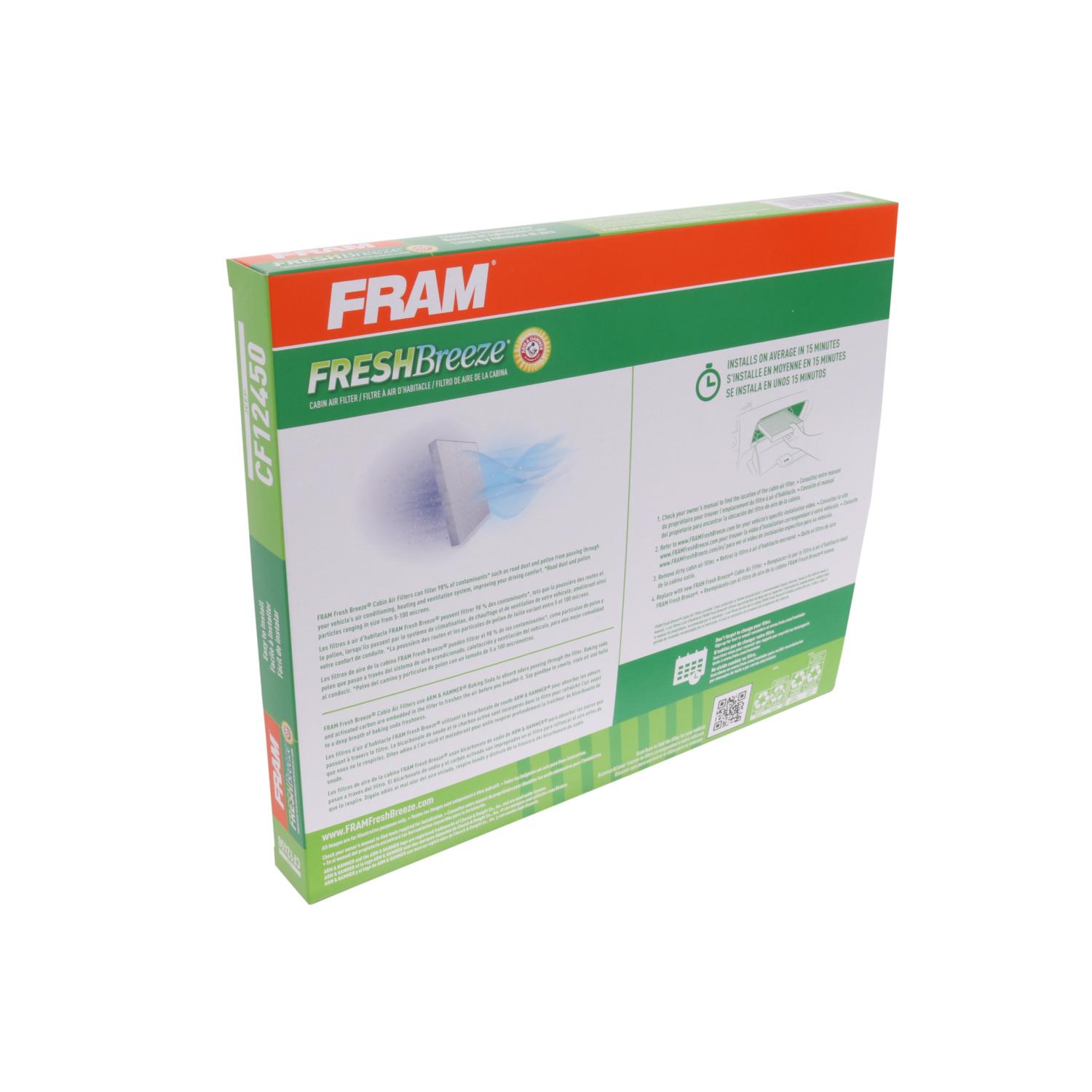 Fram CF12450 - Cabin Air Filter Fram CF12450 Cabin Air Filter product image 4 of 5