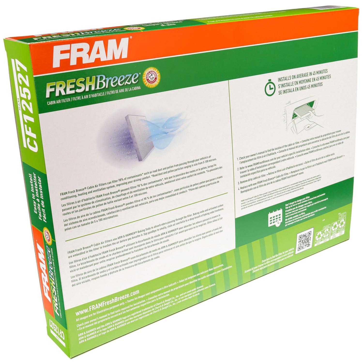 Fram CF12527 - Cabin Air Filter Fram CF12527 Cabin Air Filter product image 5 of 6