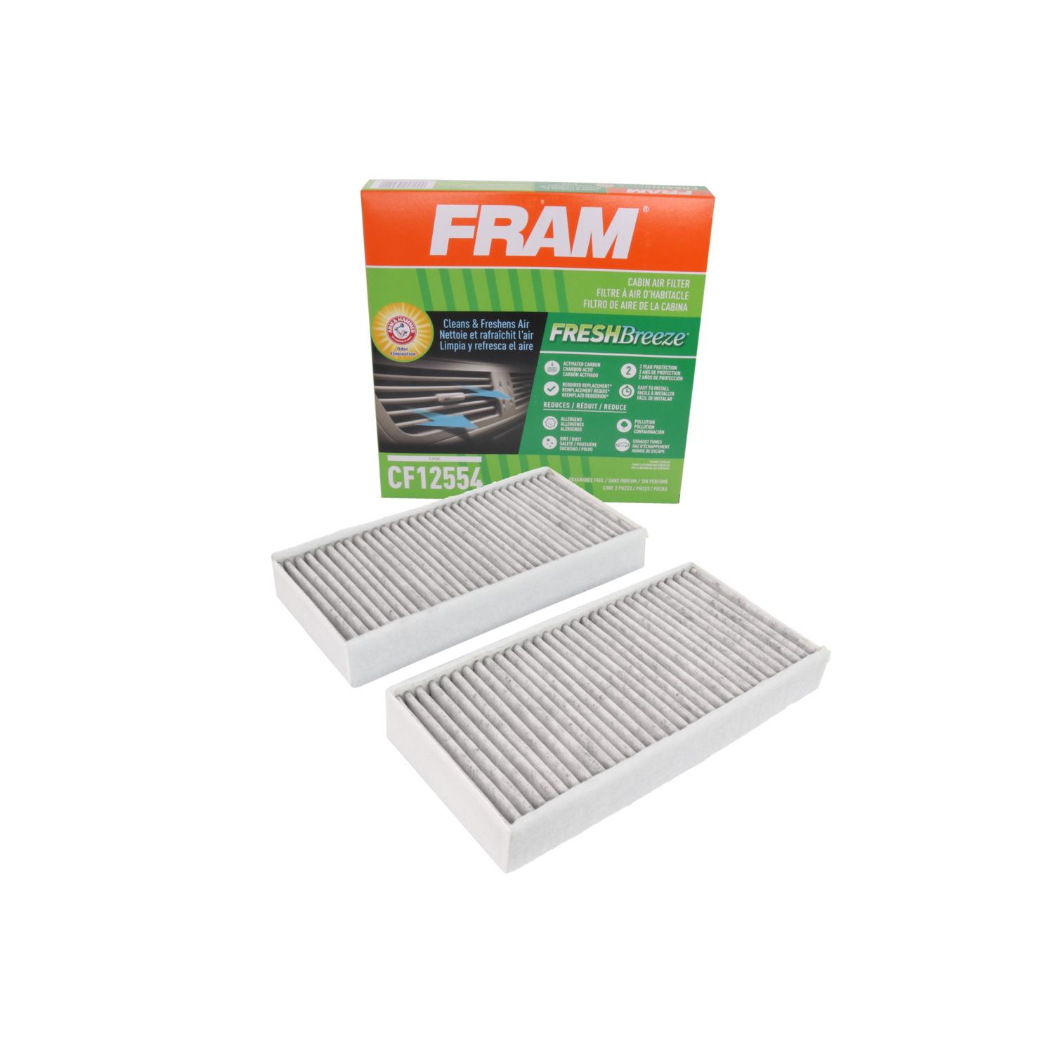 Fram CF12554 - Cabin Air Filter Fram CF12554 Cabin Air Filter product image 2 of 5